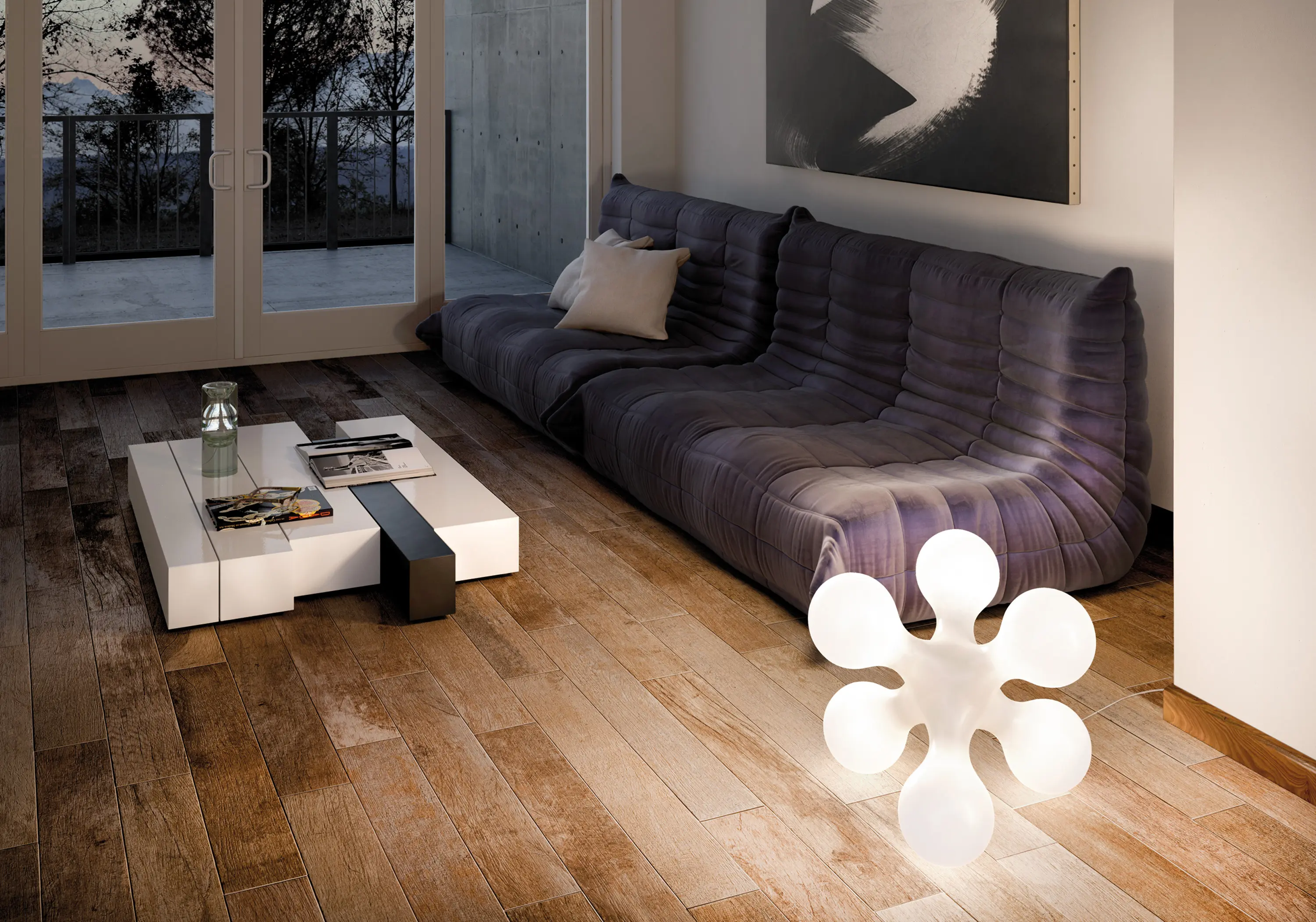 Kundalini - Atomium floor lamp