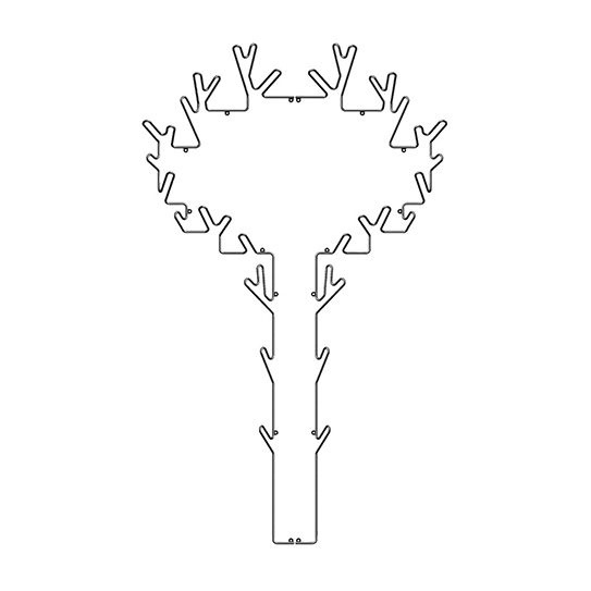 Mostra il prodotto Nature | Tree Hanger black del produttore Maze