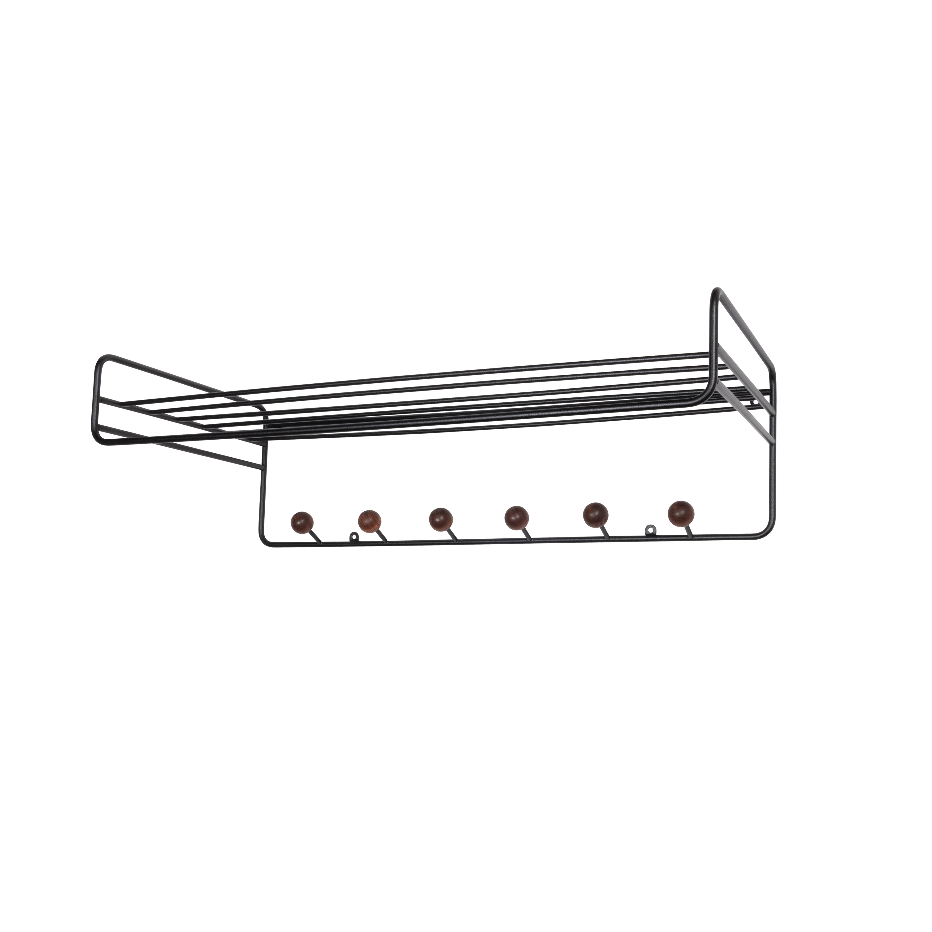 Bill | Hat rack black/stained ash