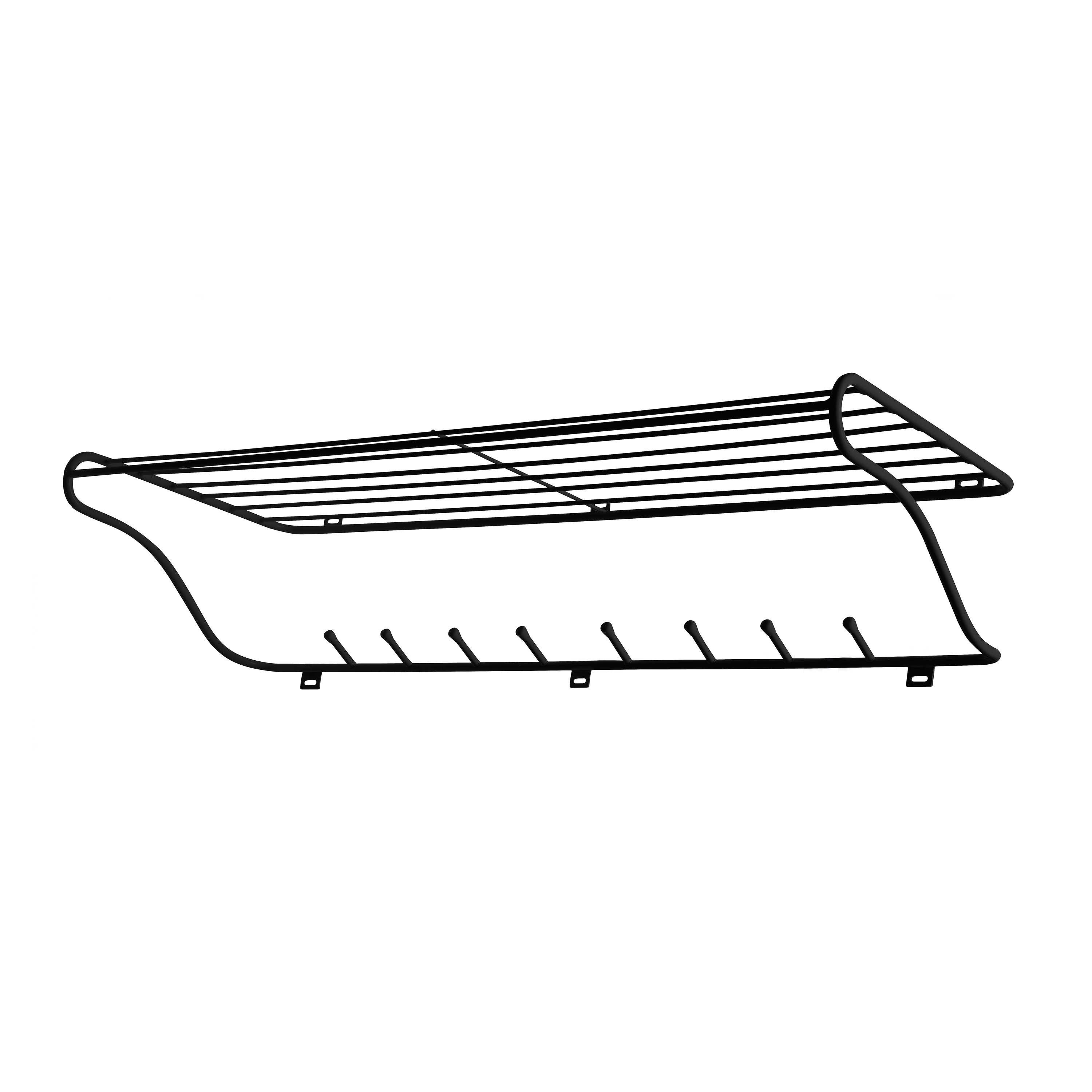 Classic | Hat rack L black
