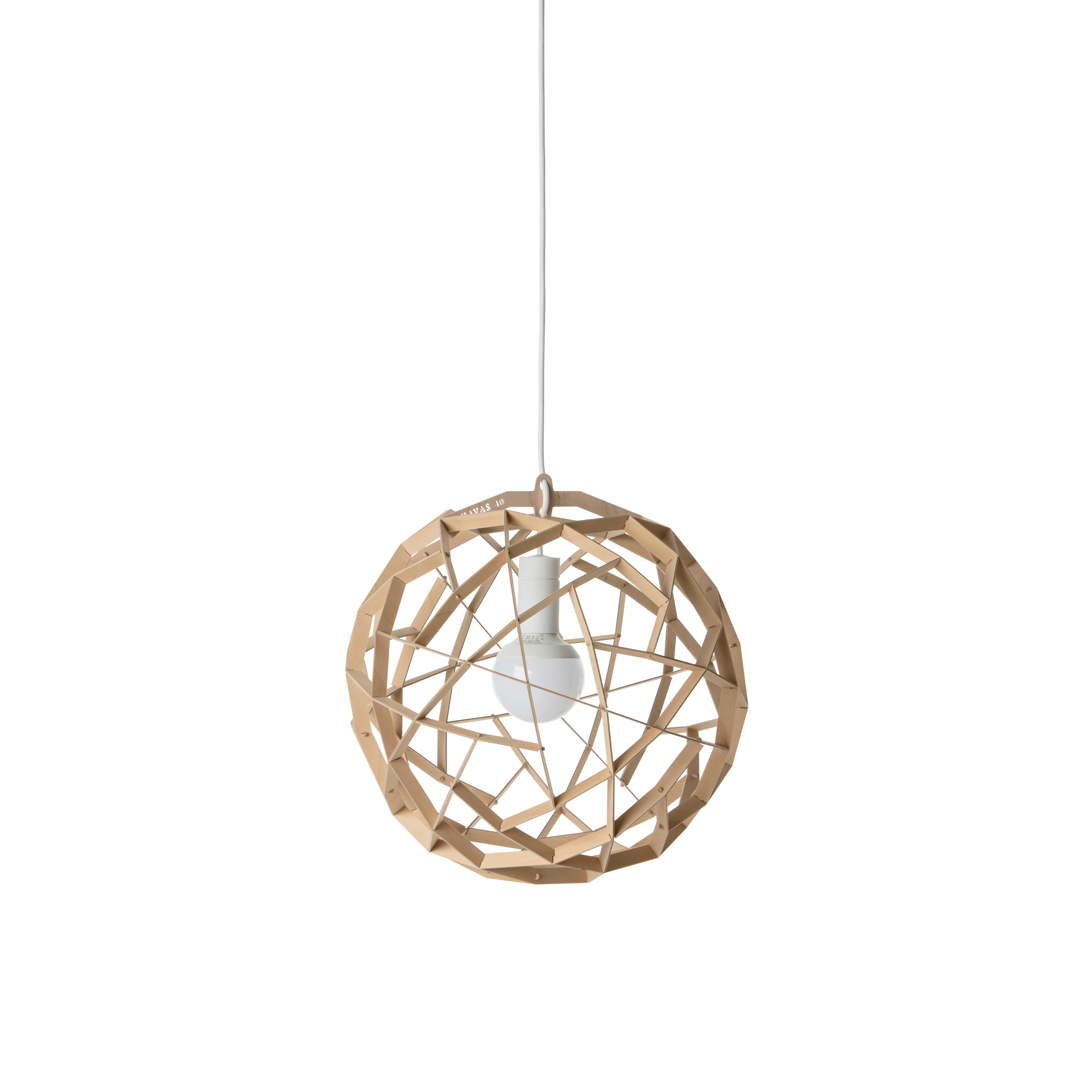 Display product Havas | 40 pendant birch assembled from manufacturer Maze