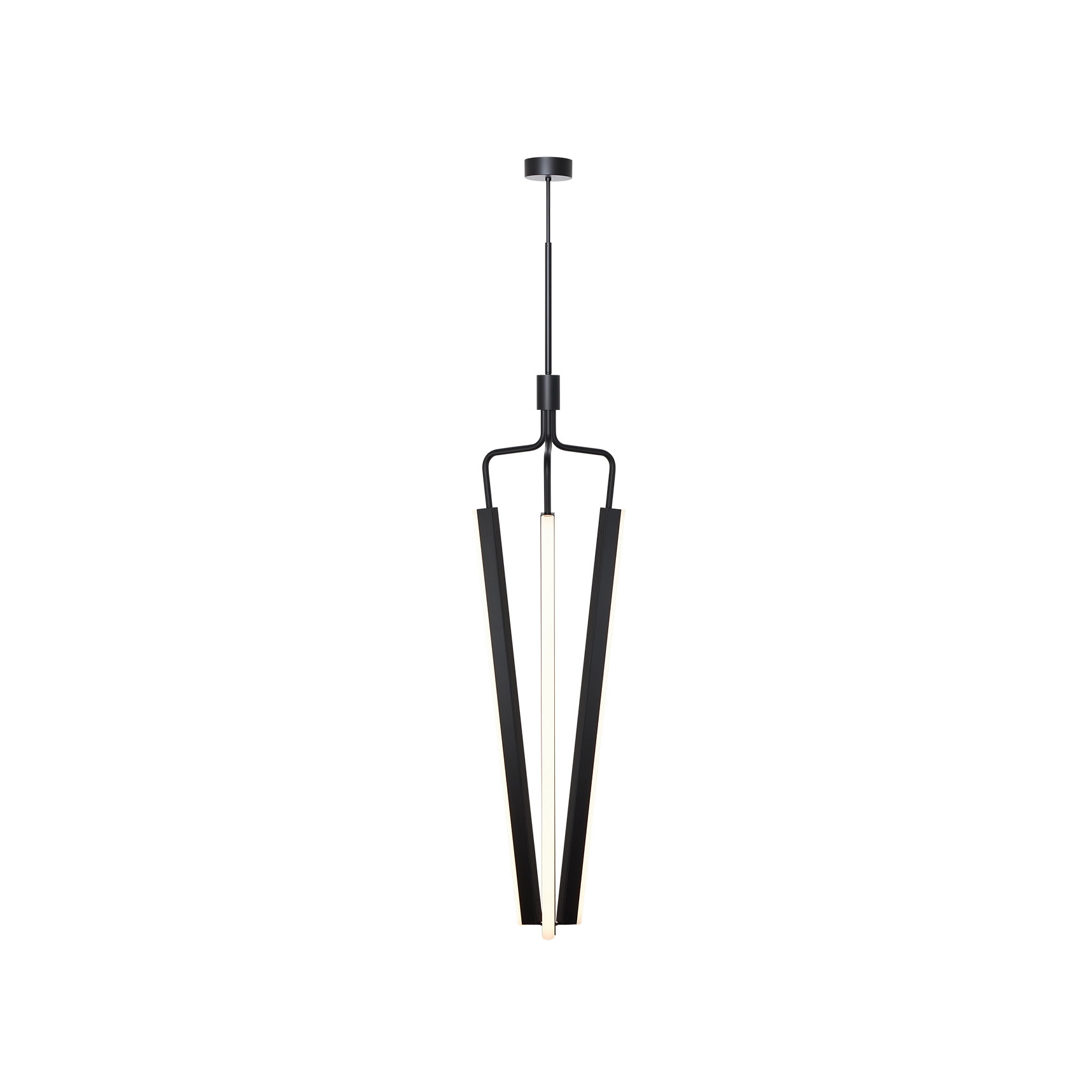 Display product Angel 3 1000 Chandelier - Black (Height 1655-1930mm) from manufacturer RUBN 