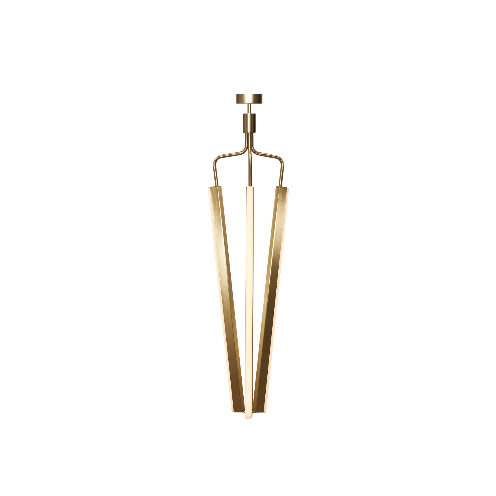 Angel 3 1000 Chandelier - Brass (Height 1390mm)
