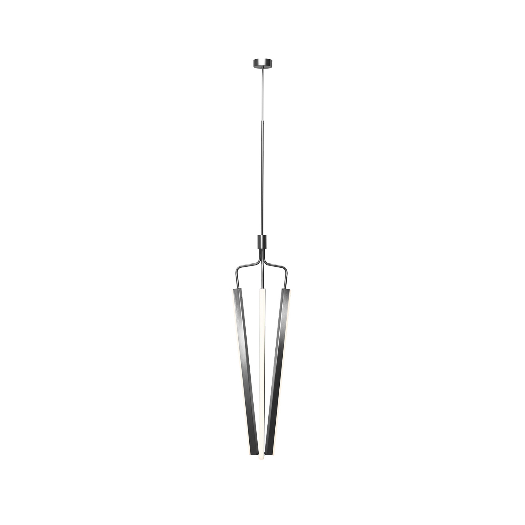 Display product Angel 3 1000 Chandelier - Steel (Height 1955-2530mm) from manufacturer RUBN 