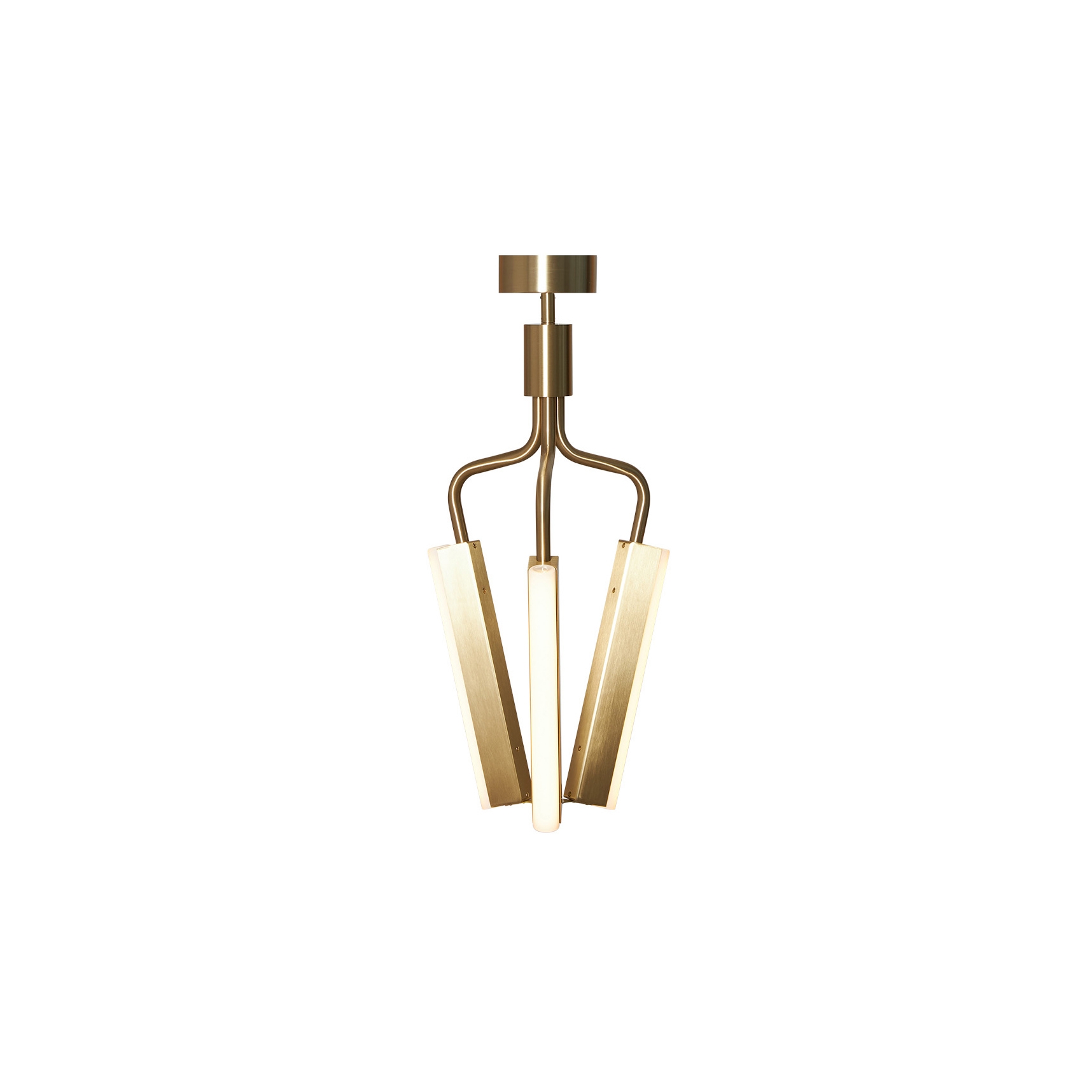 Angel 3 300 Chandelier - Brass (Height 640mm)