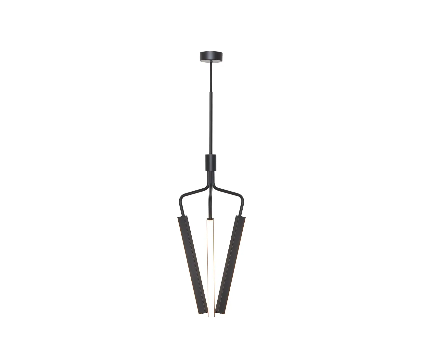 RUBN - Angel 3 500 Chandelier - Black (Height 1145-1420mm)