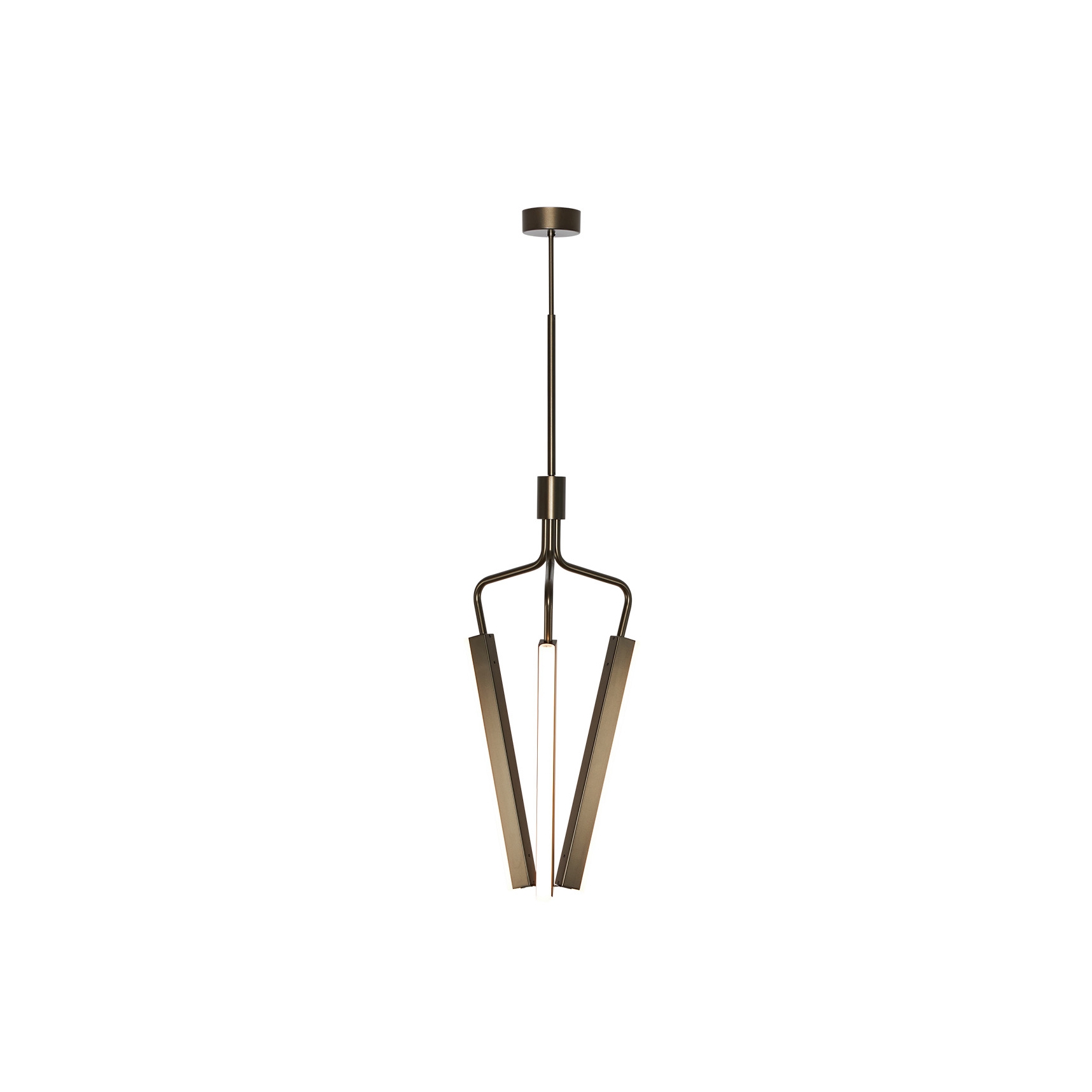 Angel 3 500 Chandelier - Bronze Colored (Height 1145-1420mm)