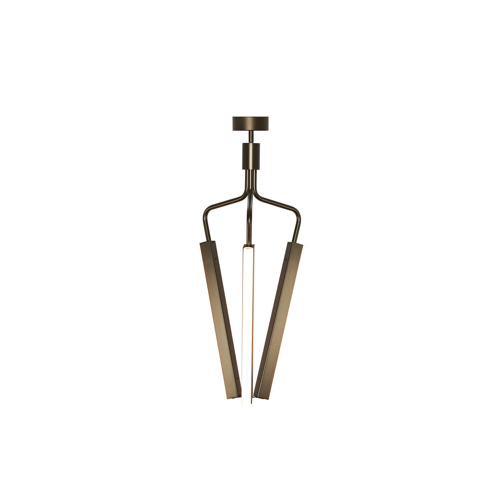 Angel 3 500 Chandelier - Bronze Colored (Height 885mm)
