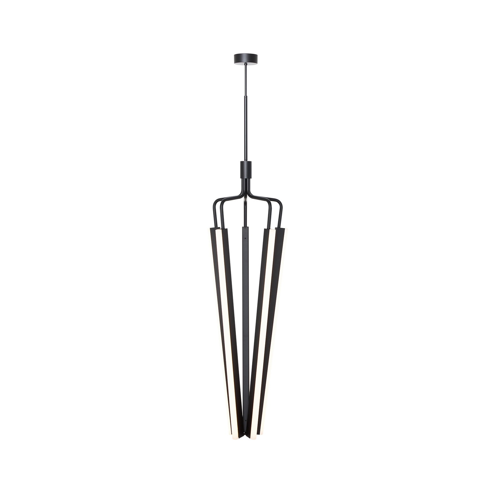 Angel 5 1000 Chandelier - Black (1655-1930mm)
