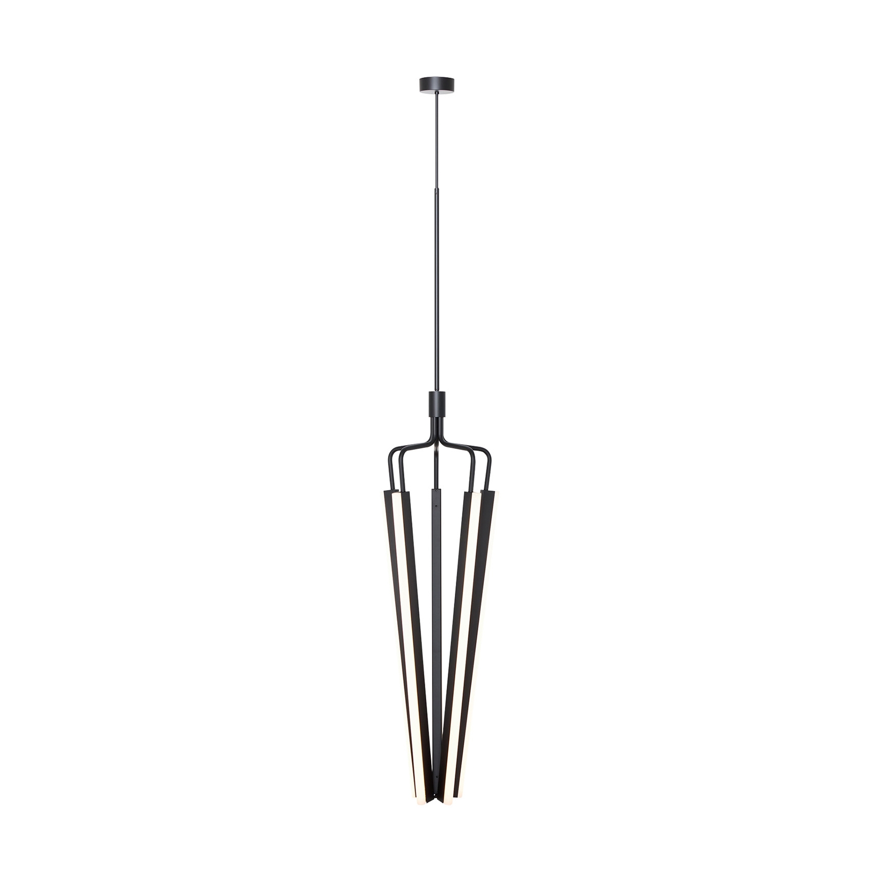 Angel 5 1000 Chandelier - Black (Height 1955-2530mm)