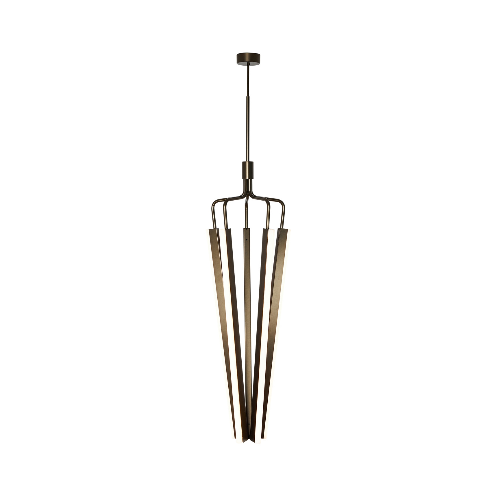 Angel 5 1000 Chandelier - Bronze Colored (Height 1655-1930mm)