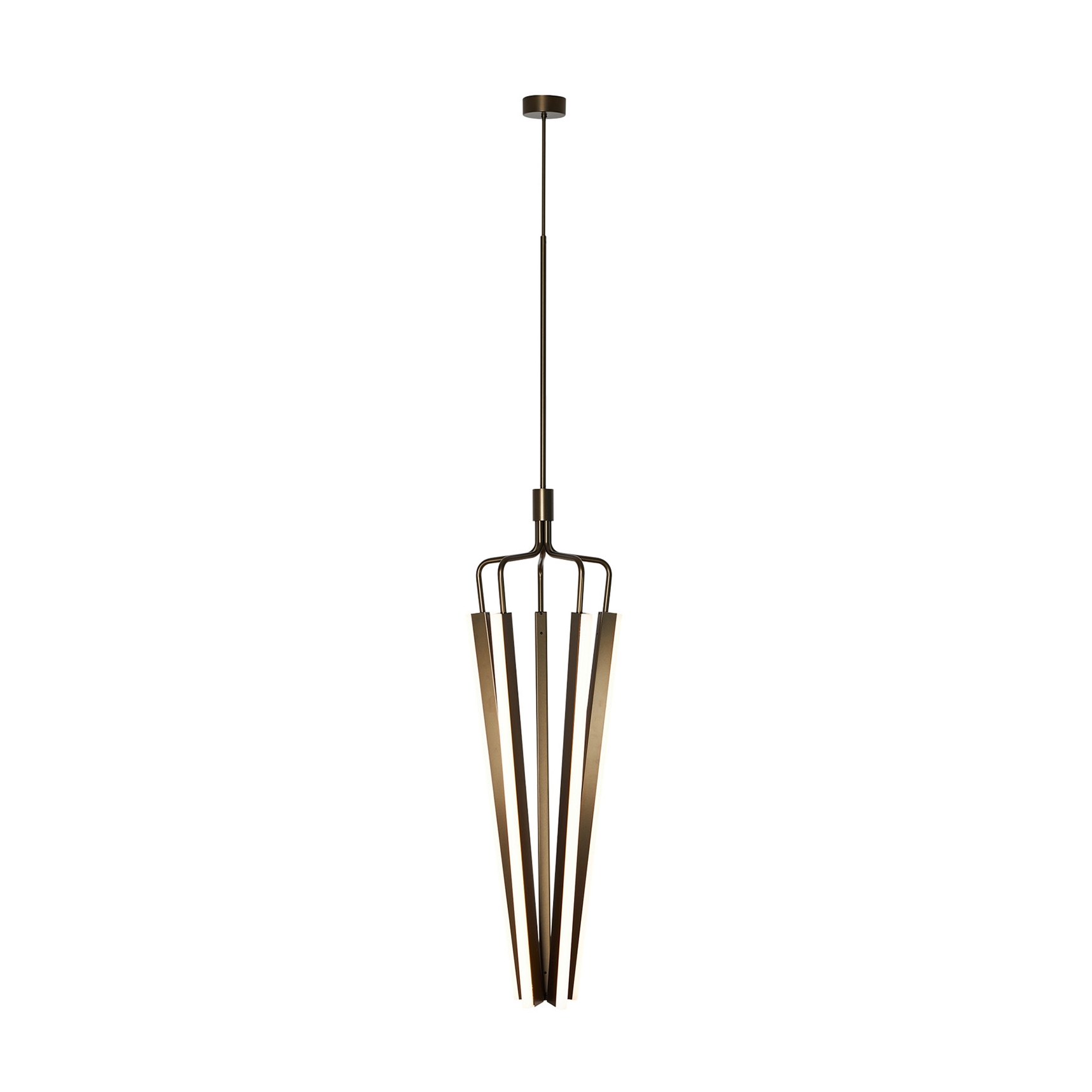 Angel 5 1000 Chandelier - Bronze Colored (Height 1955-2530mm)