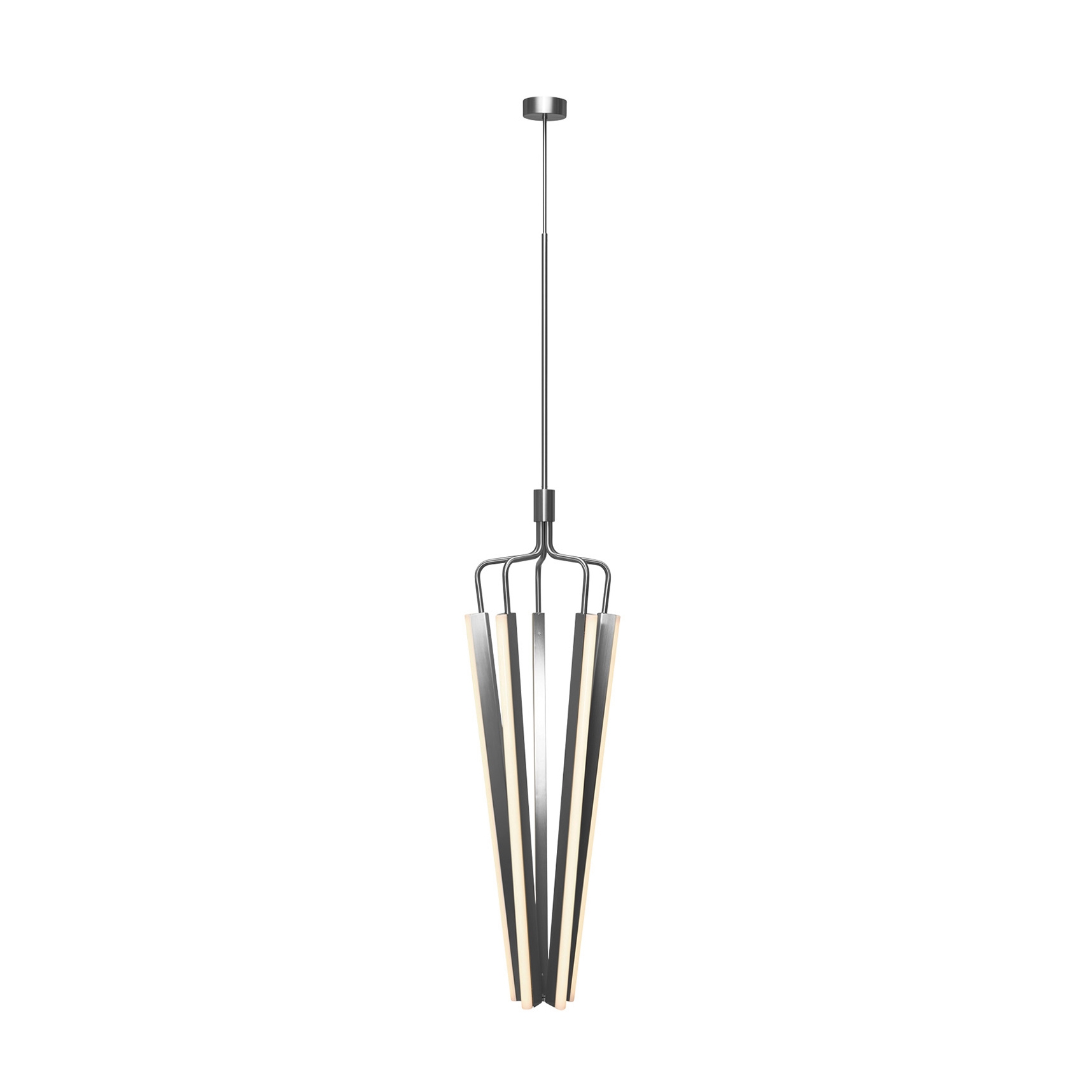 Display product Angel 5 1000 Chandelier - Steel (Height 1955-2530mm) from manufacturer RUBN 