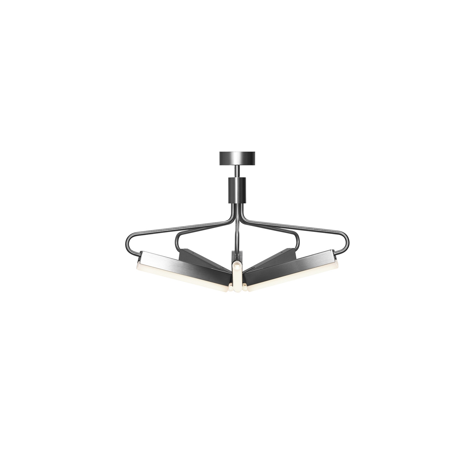 Display product Angel 5 300 Chandelier - Wide - Steel (Height 450mm) from manufacturer RUBN 