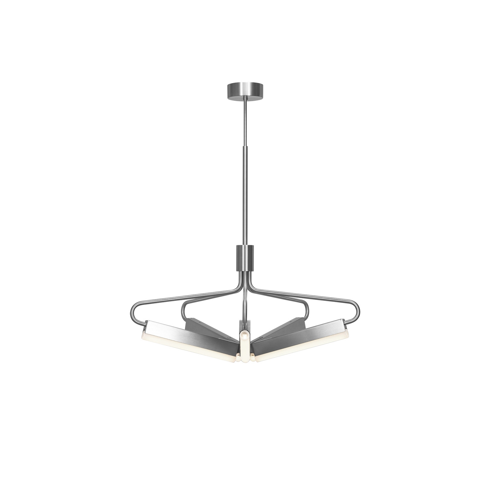 Display product Angel 5 300 Chandelier - Wide - Steel (Height 710-985mm) from manufacturer RUBN 