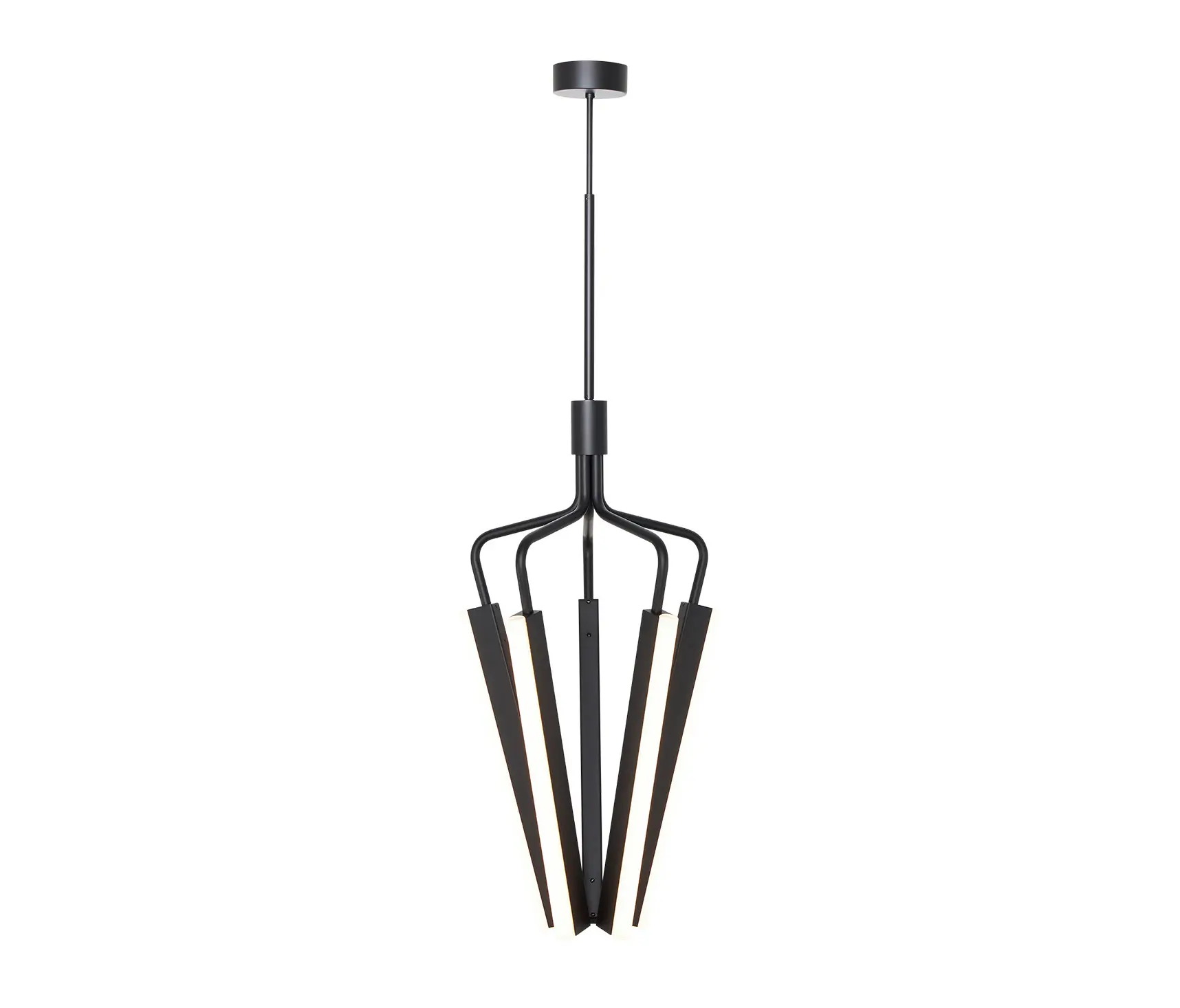 RUBN - Angel 5 500 Chandelier - Black (Height 1145-1420mm)