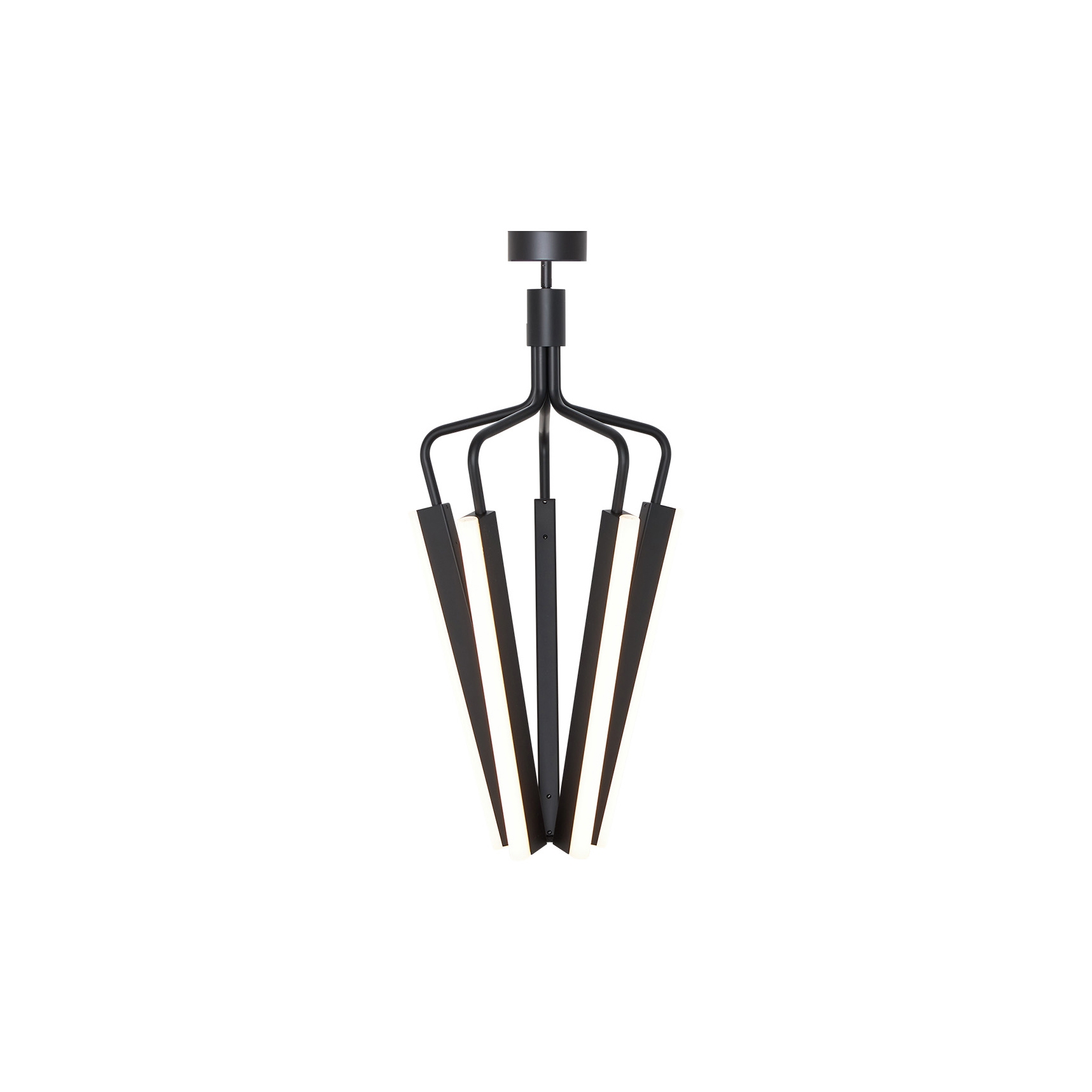 Mostrar el producto Angel 5 500 Chandelier - Black (Height 885mm) del fabricante RUBN 
