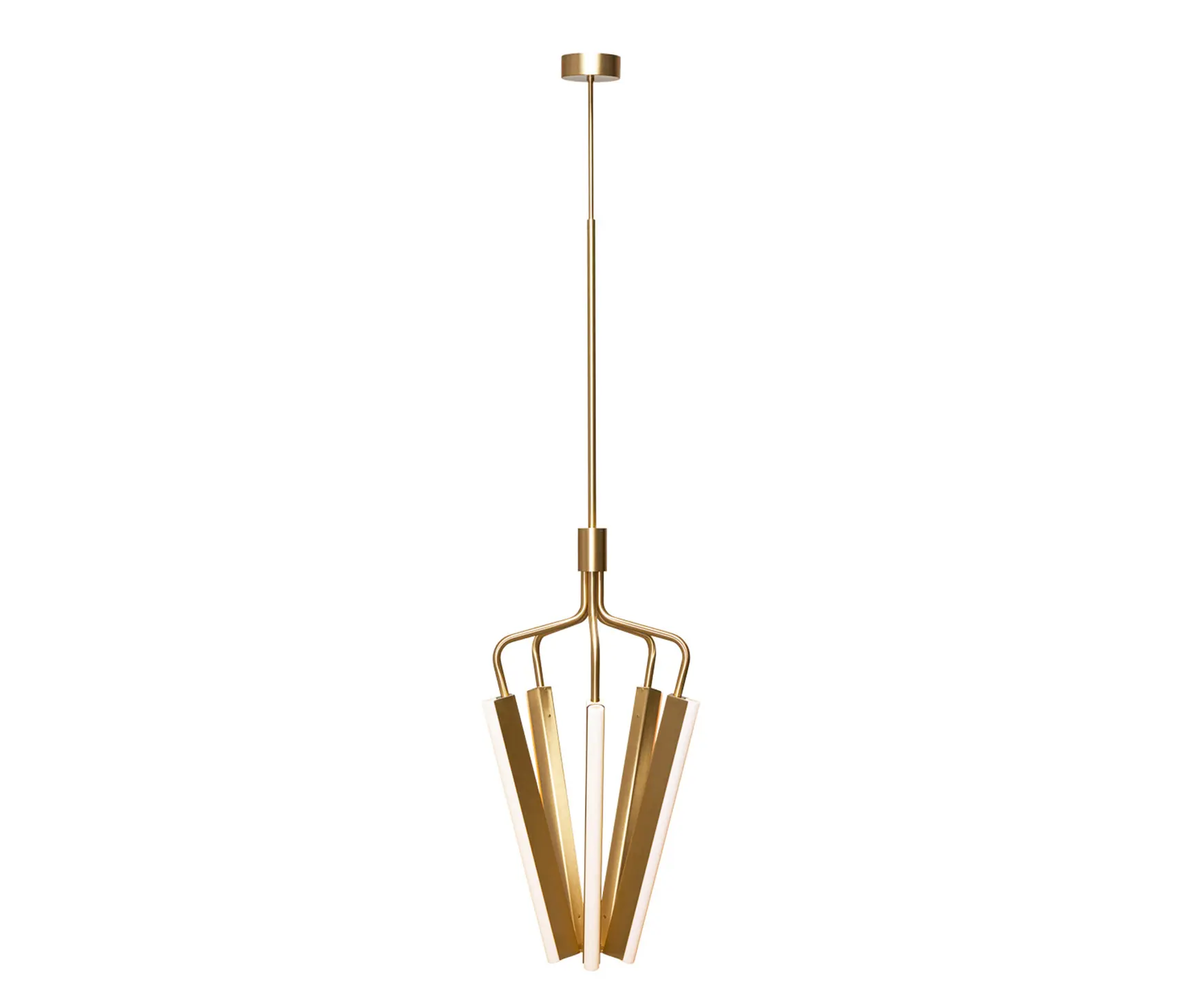 RUBN  - Angel 5 500 Chandelier - Brass (Height 1445-2020mm)