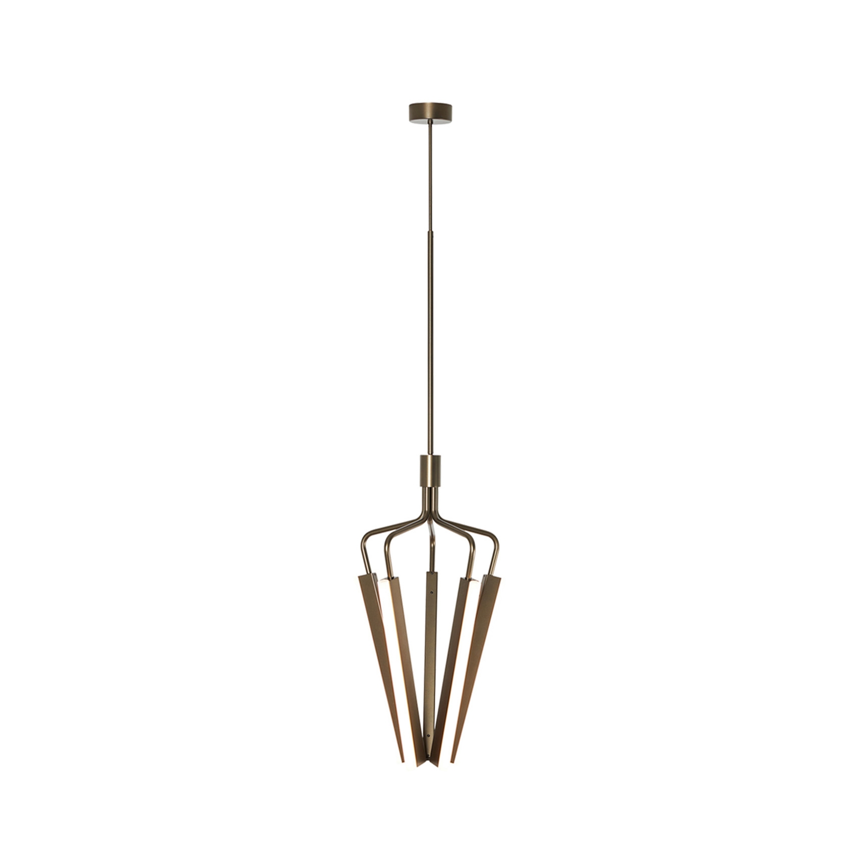 Angel 5 500 Chandelier - Bronze Colored (Height 1445-2020mm)