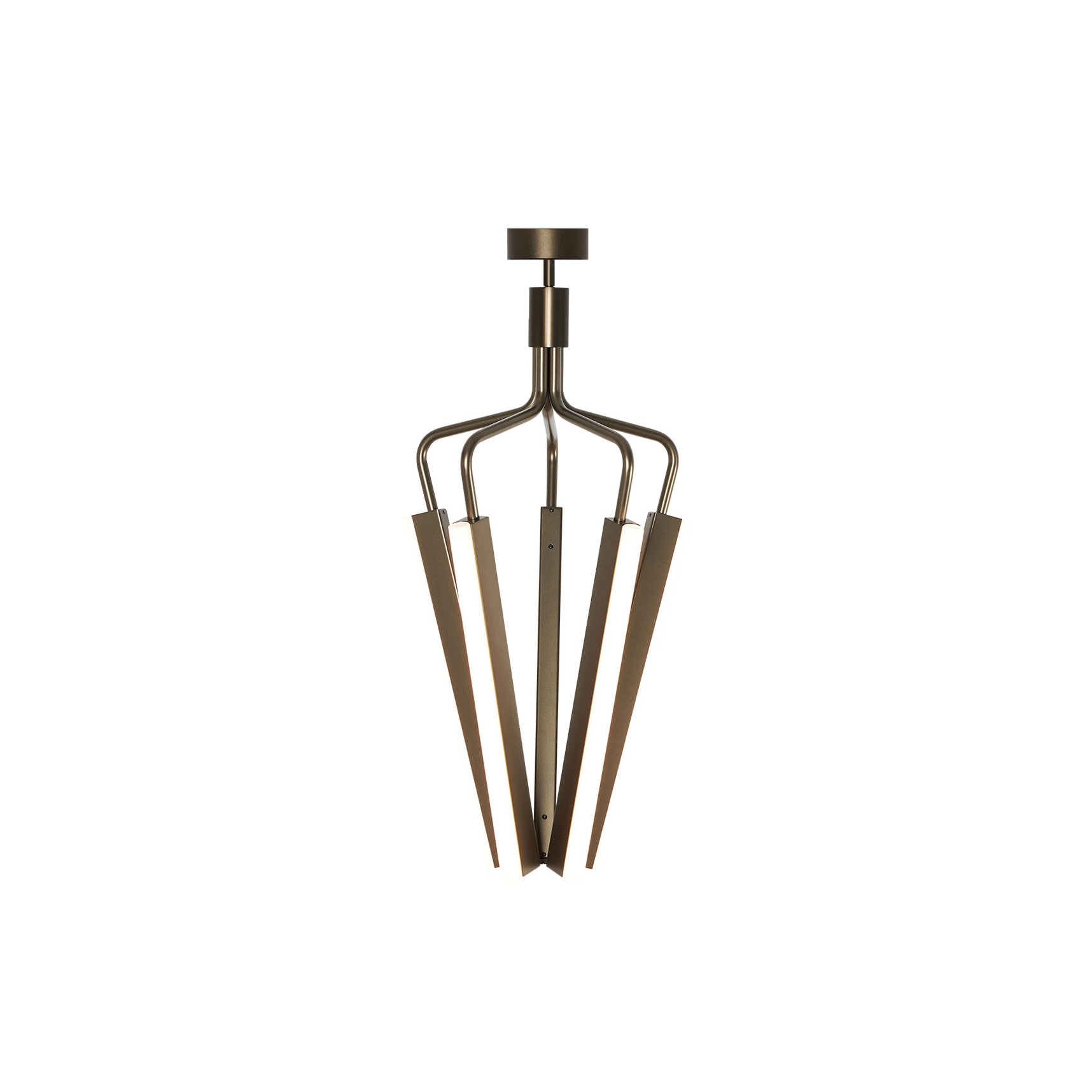 Angel 5 500 Chandelier - Bronze Colored (Height 885mm)