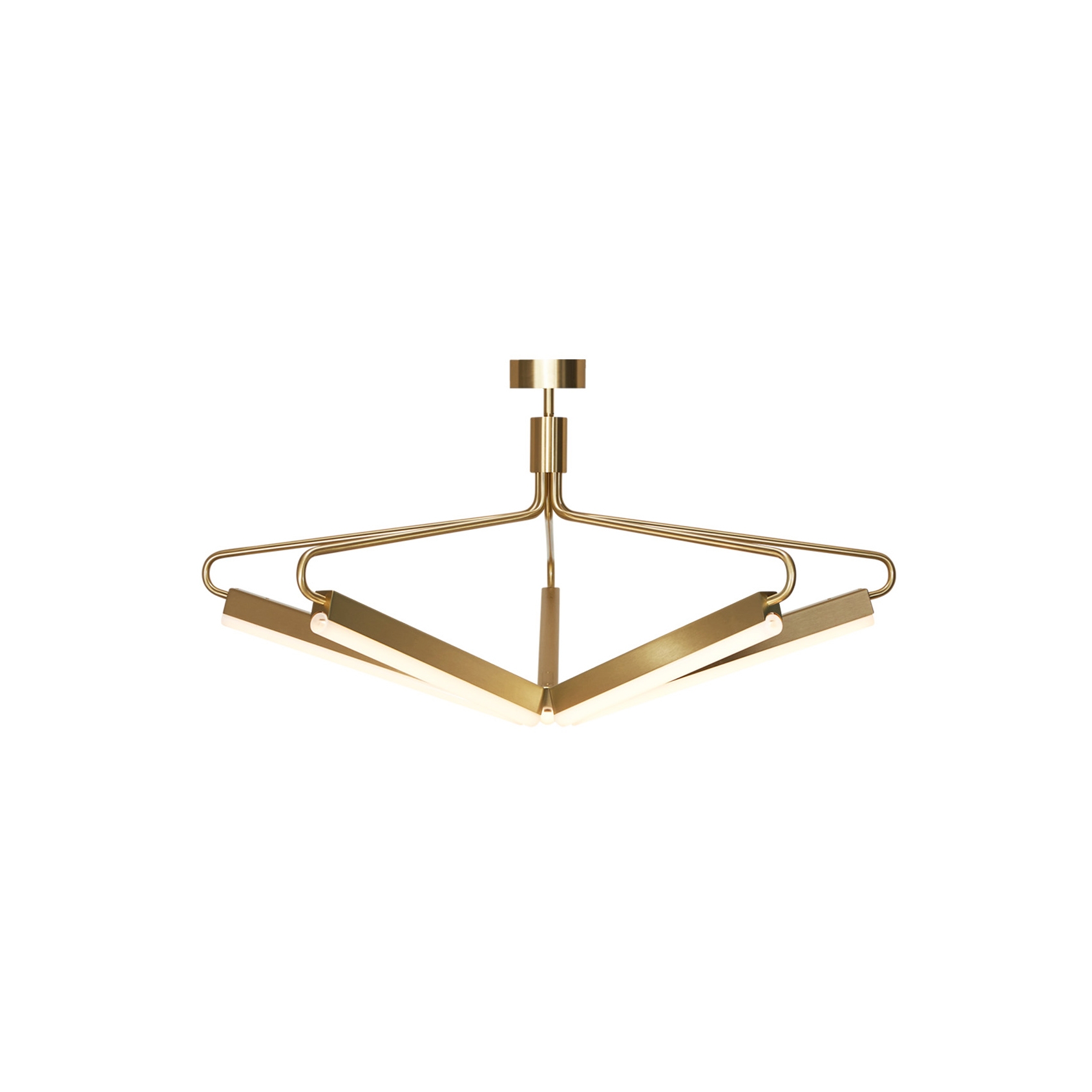 Produkt Angel 5 500 Chandelier - Wide - Brass (Height 520mm) des Herstellers RUBN  anzeigen