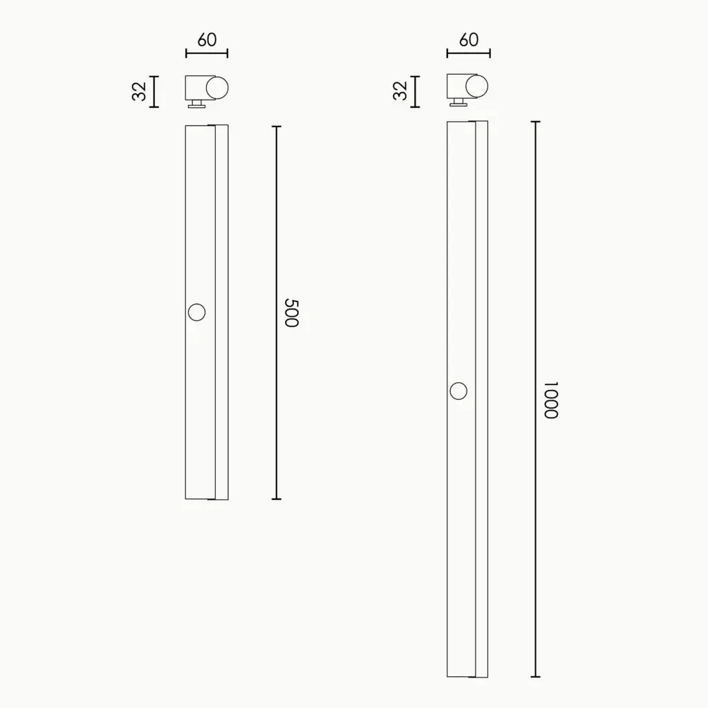 RUBN - Angel Wall 500 - Hardwired (No Dimmer) - Brass