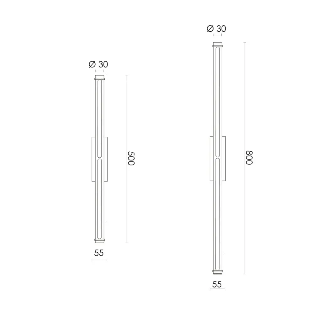 RUBN  - Bloomsbury Wall - 500 - Chrome (Direct Connection)