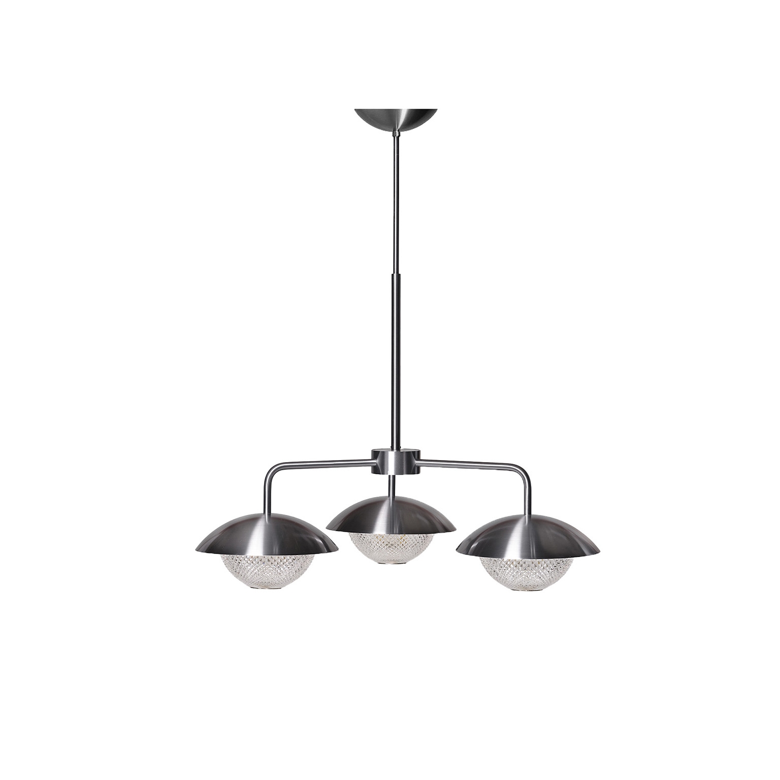 Grace 3 Chandelier - Steel (Height 575-850mm)