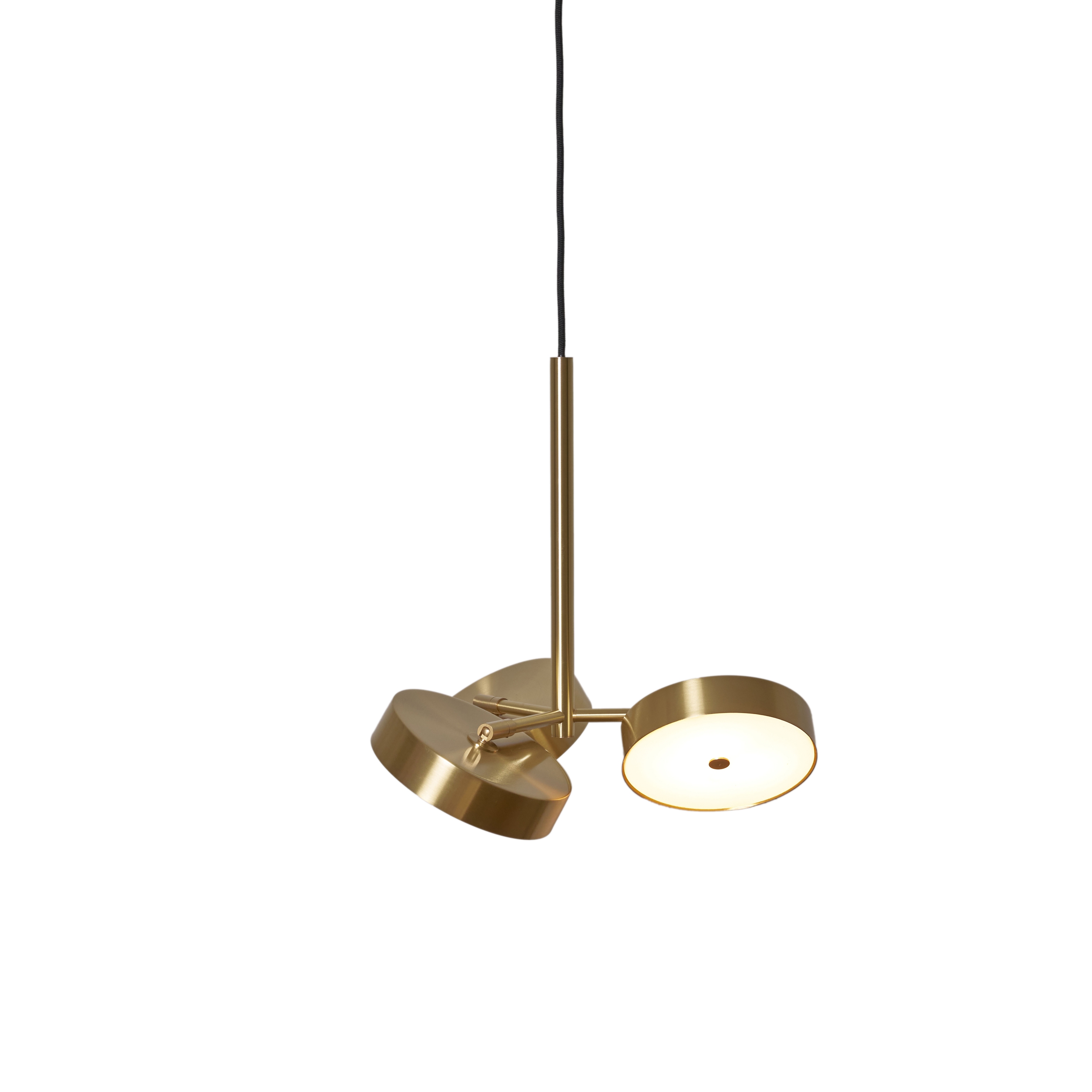 James 3 Chandelier - Brass