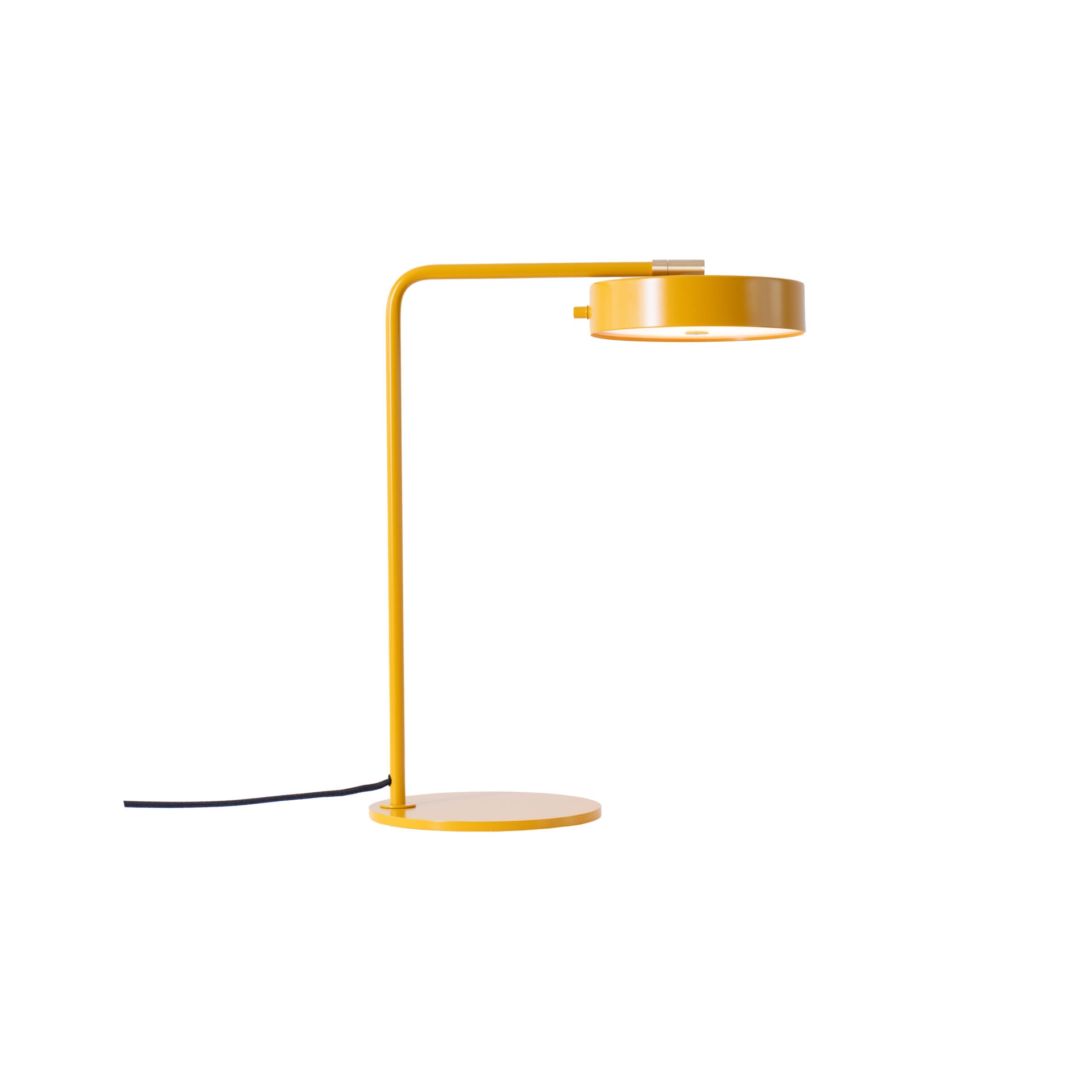 James Table - Yellow/Brass