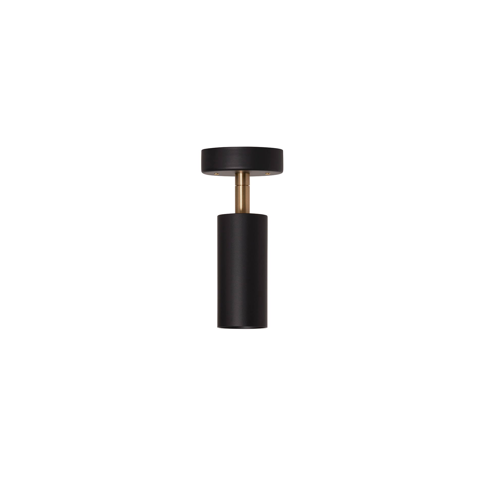 Display product Joey Spot with Cup - Small - Black/Brass (Height 190mm) from manufacturer RUBN 
