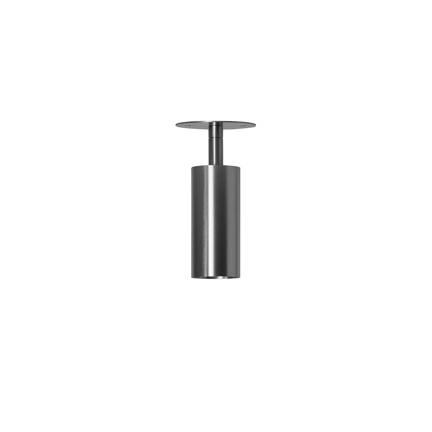 Joey Spot with Plate - Small - Steel (Height 165mm)