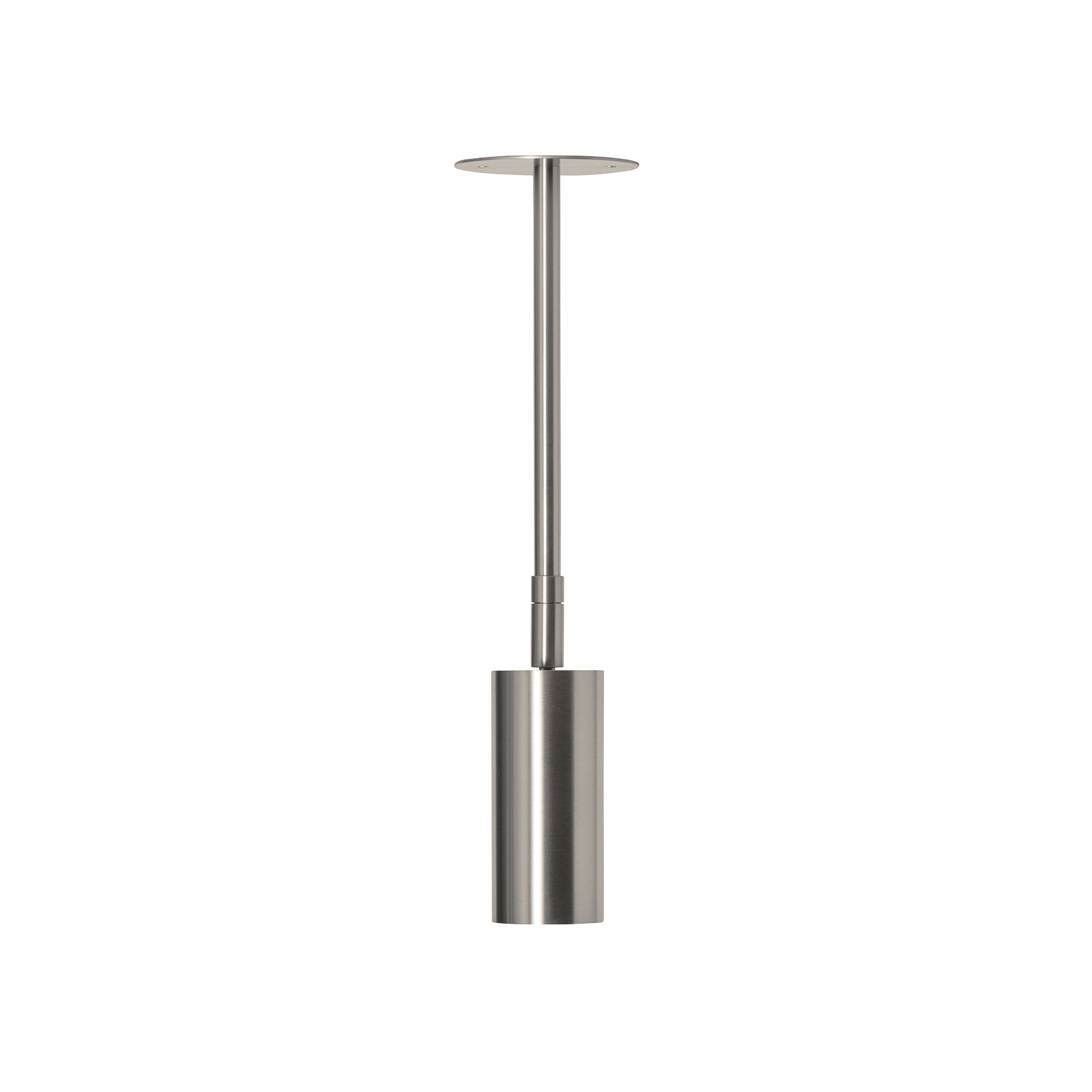 Joey Spot with Plate - Small - Steel (Height 355mm)