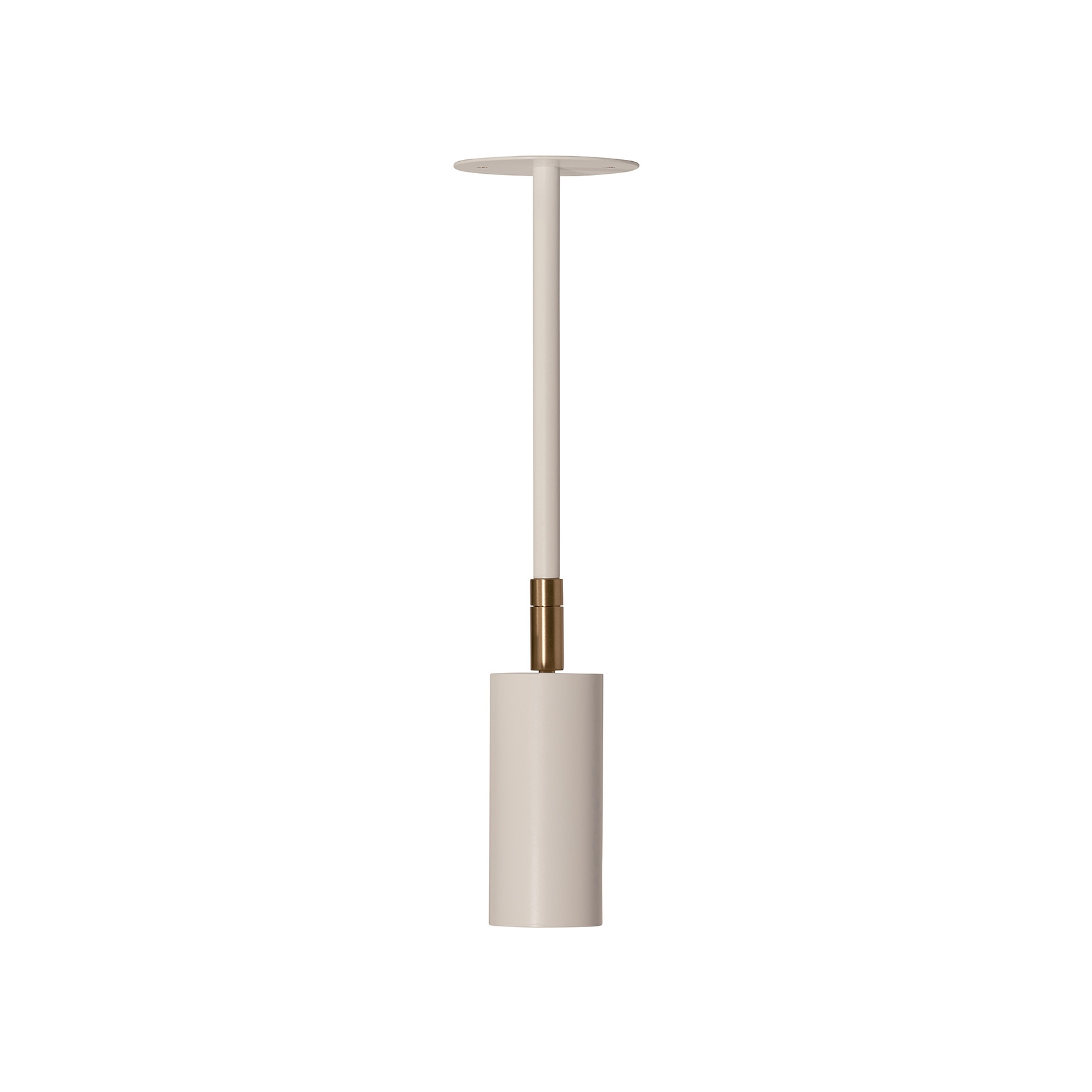 Mostrar el producto Joey Spot with Plate - Small - White/Brass (Height 355mm) del fabricante RUBN 