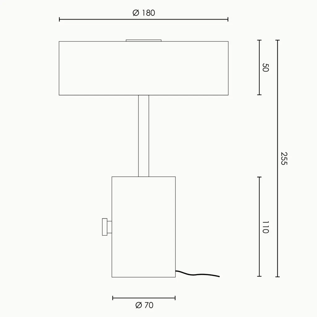 RUBN  - Joey Table - Black
