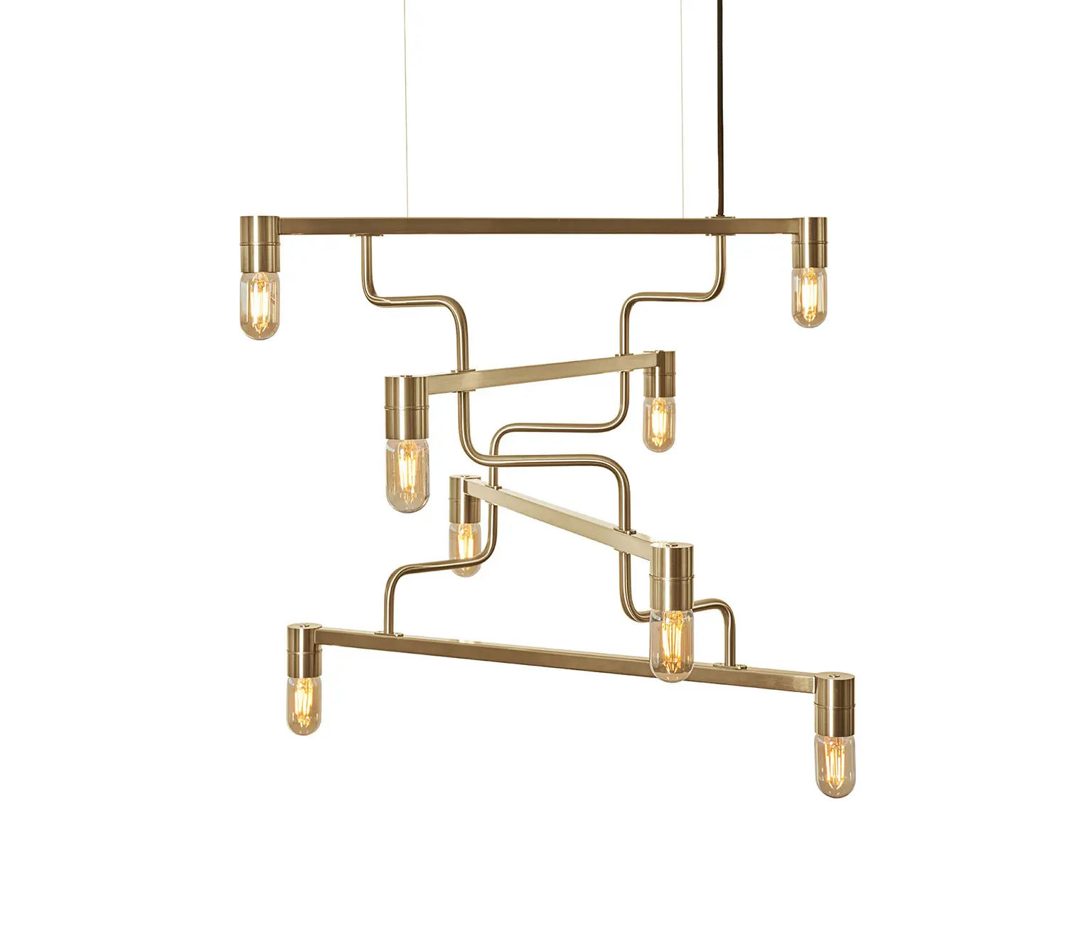 RUBN  - Kennedy Chandelier - Brass