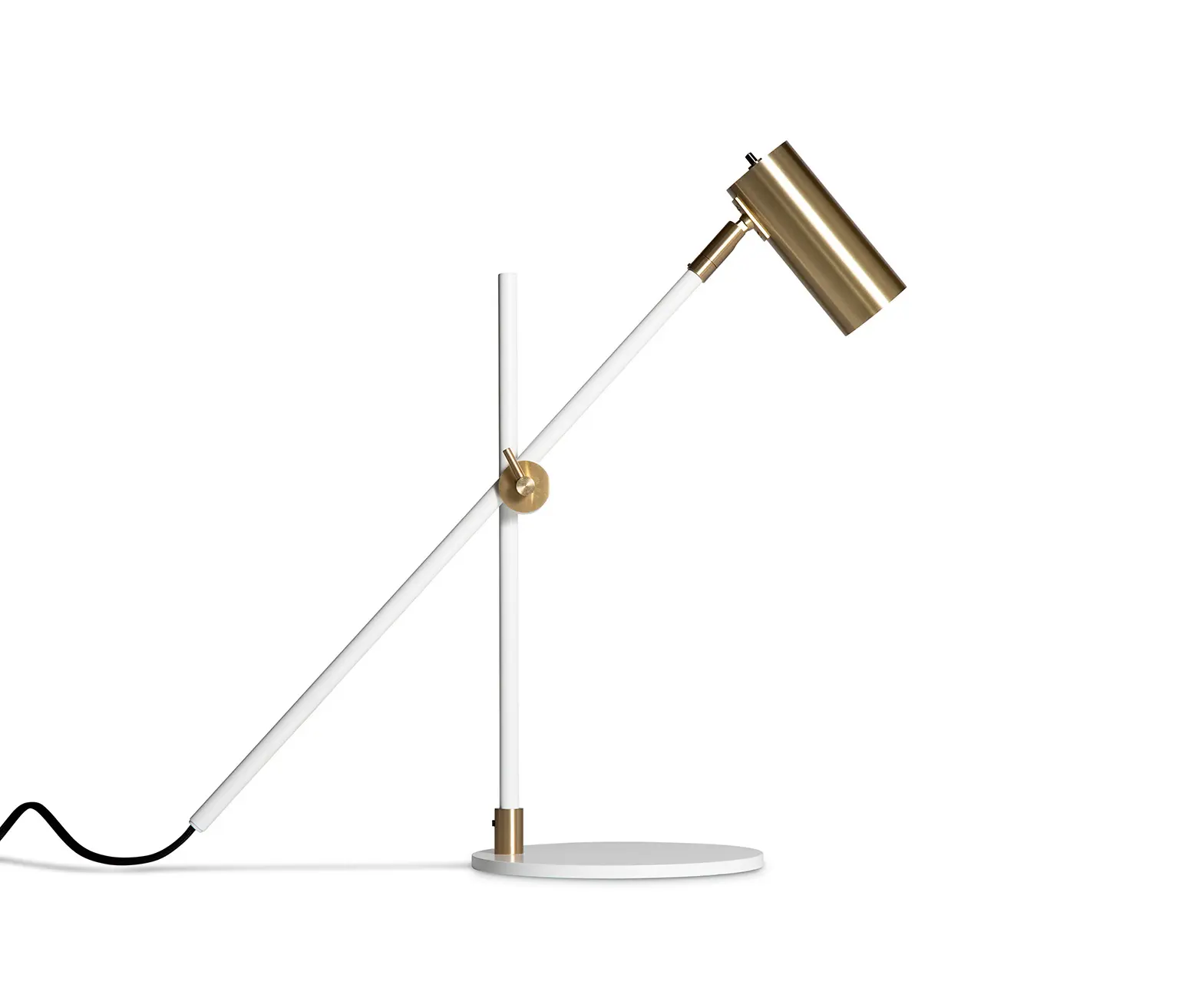 RUBN  - Lektor Desk - White/Brass