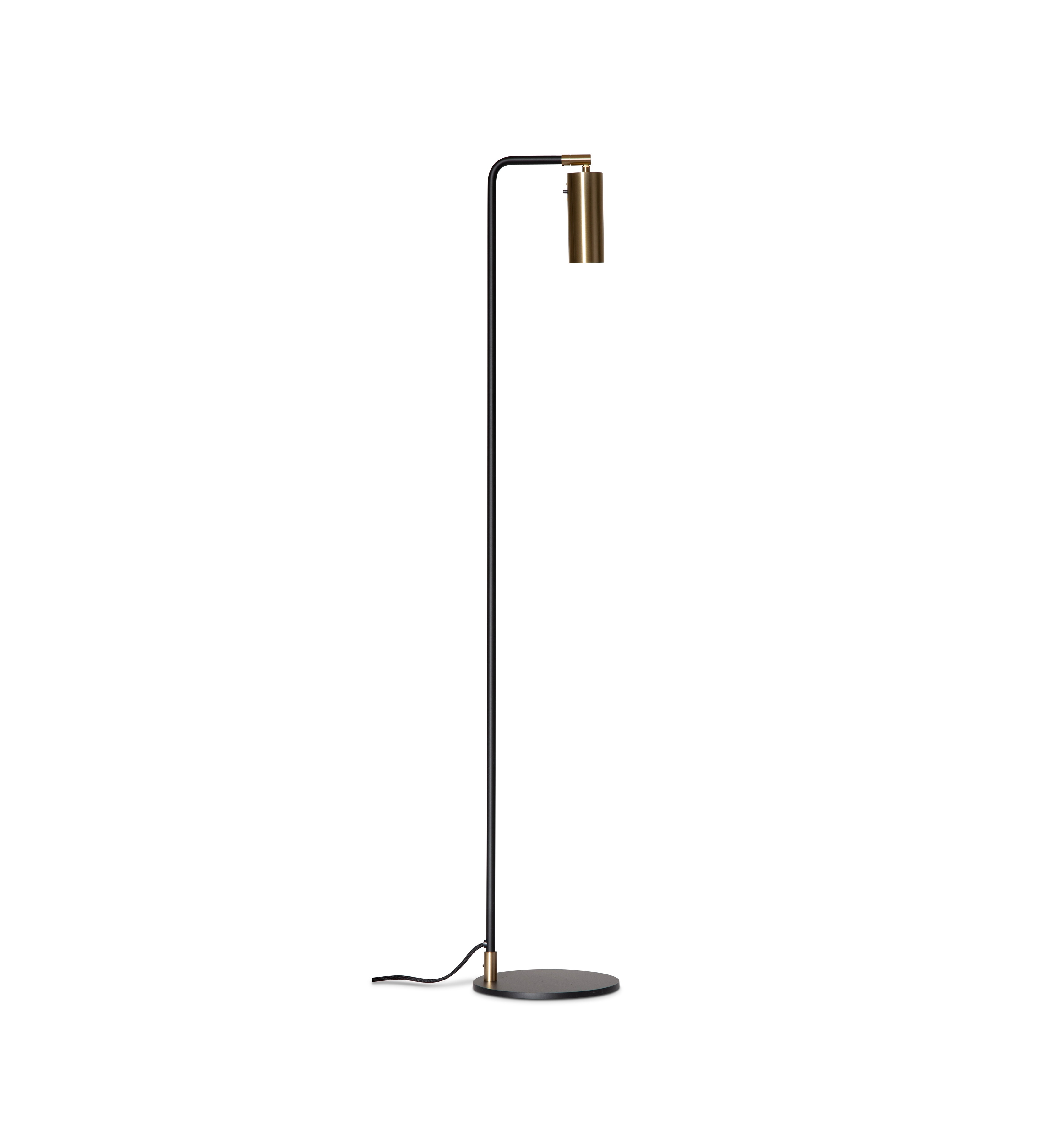 Lektor Floor - Black/Brass