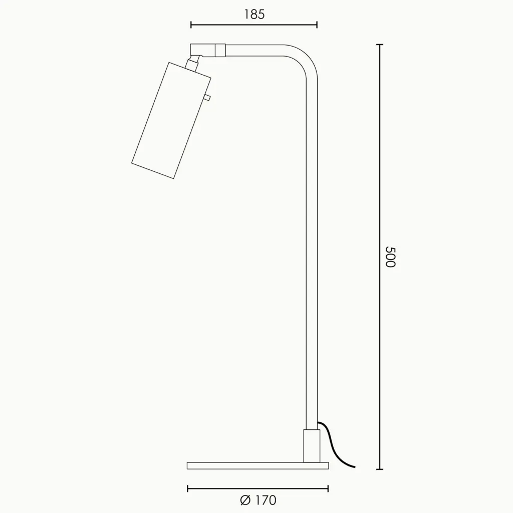 RUBN  - Lektor Table - Black