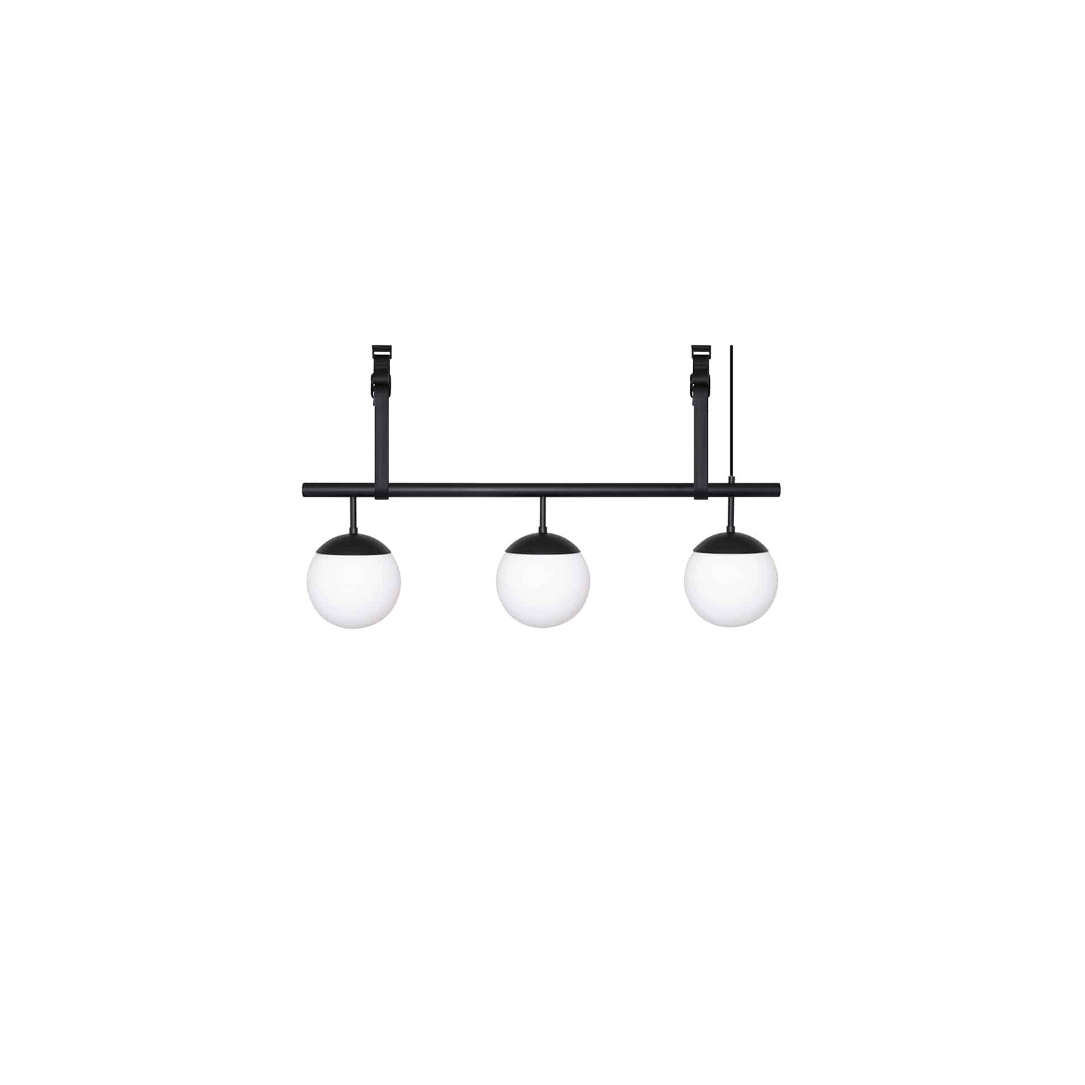 Mostrar el producto Long Lord 3 Pendant - Black/Opal - Black Leather del fabricante RUBN 