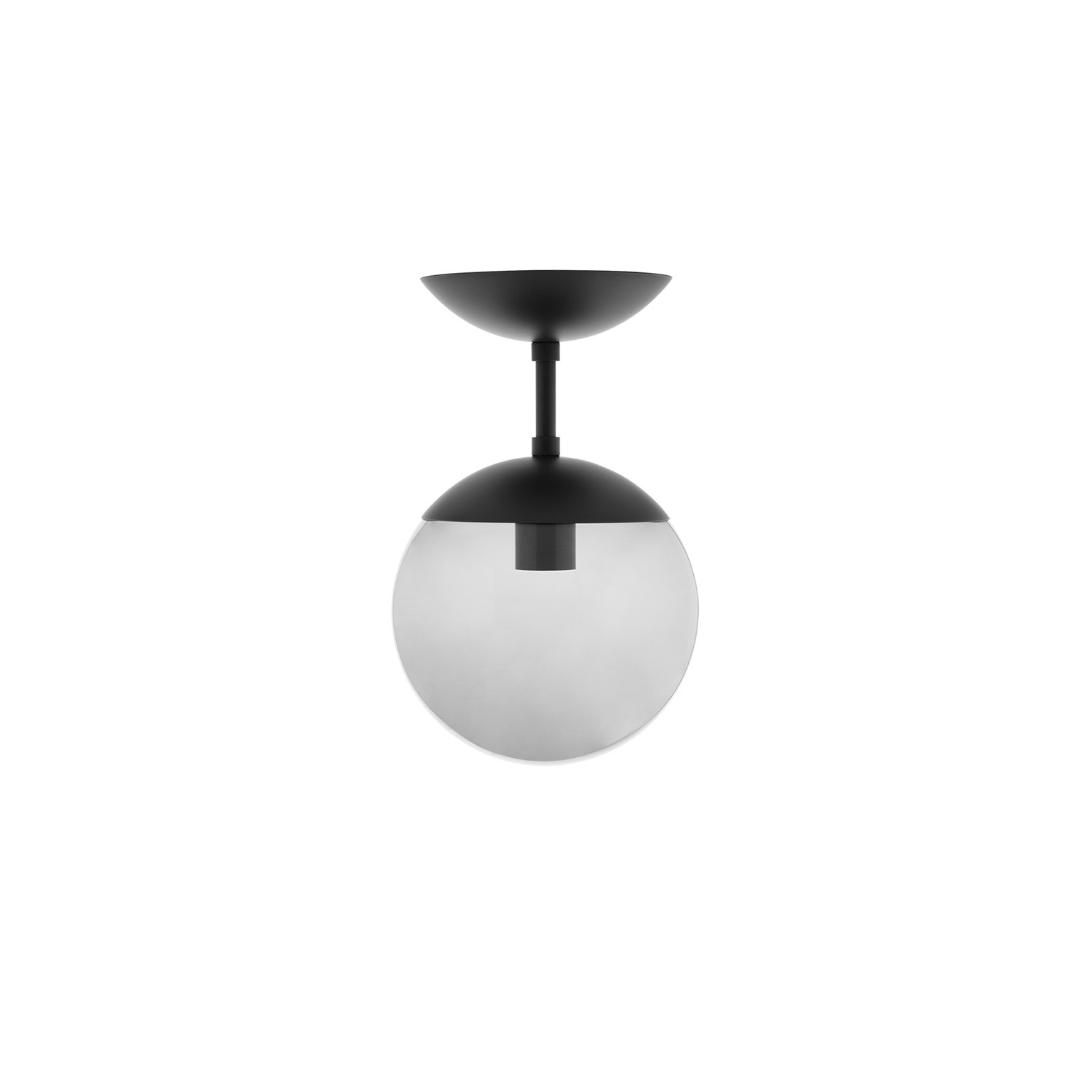 Lord 1 Ceiling/Wall - Black/Smoke - Ø200