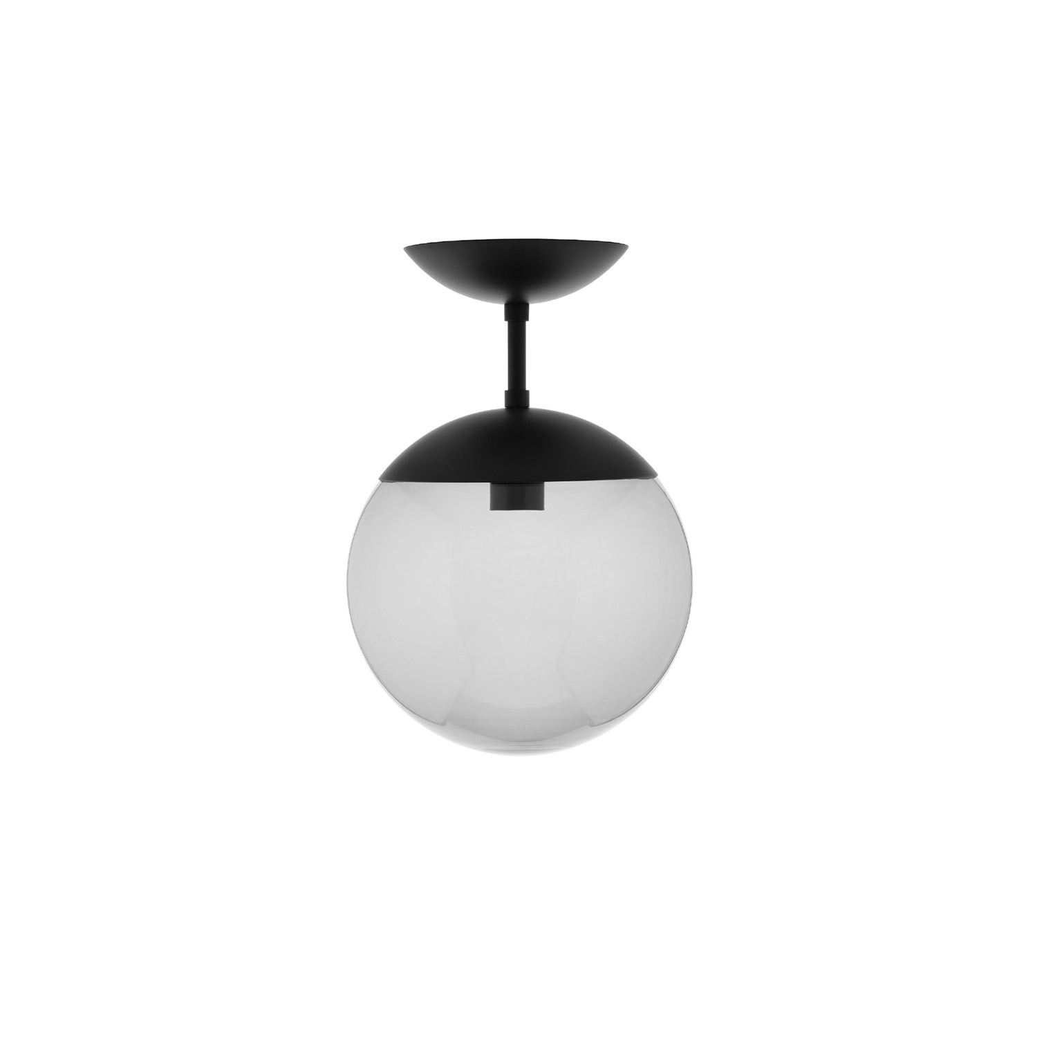 Lord 1 Ceiling/Wall - Black/Smoke - Ø250