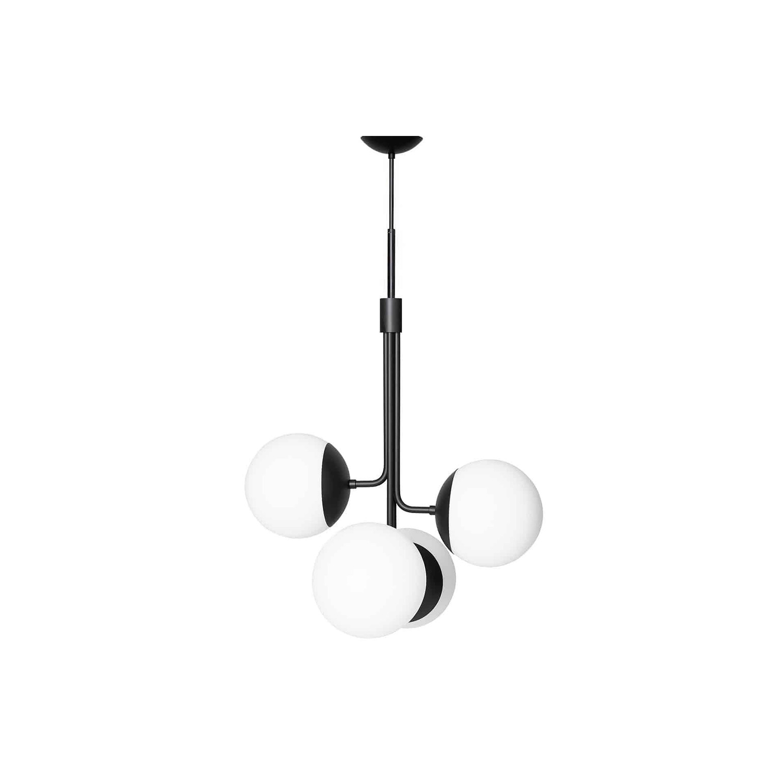 Mostra il prodotto Lord Bouquet Chandelier - Black/Opal (995-1270mm) del produttore RUBN 