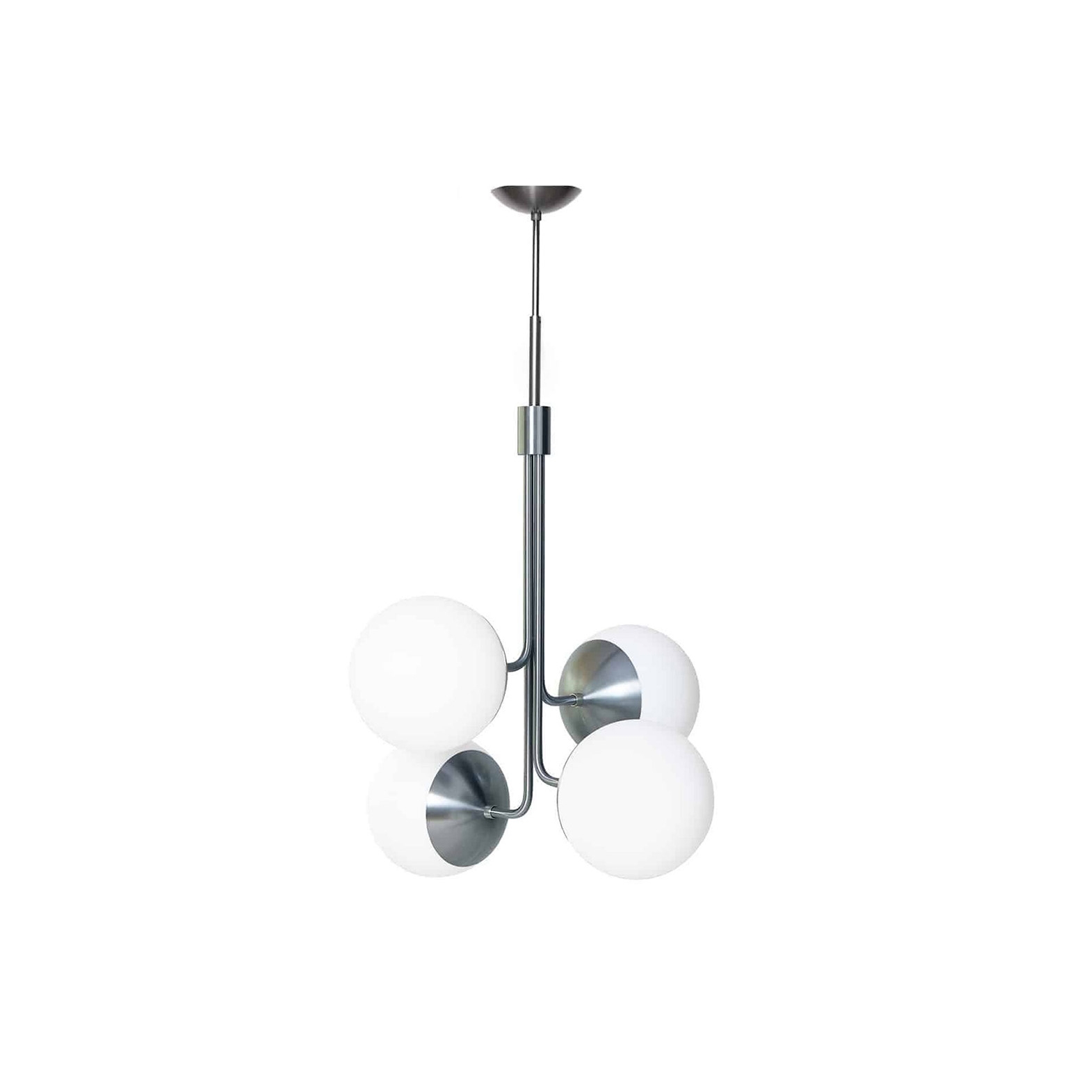Lord Bouquet Chandelier - Steel/Opal (995-1270mm)