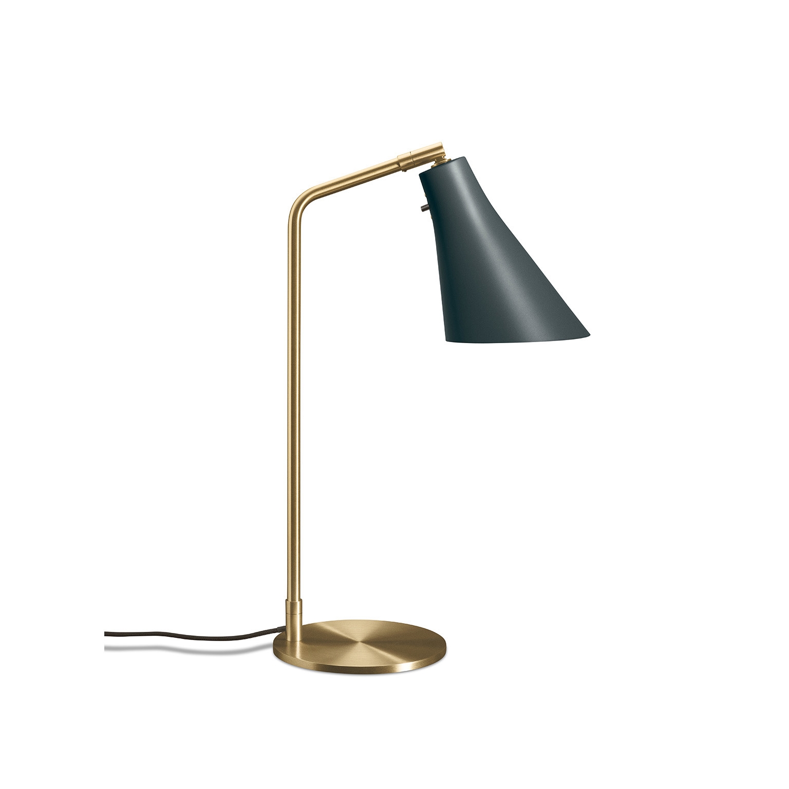 Miller Table - Slate Grey/Brass