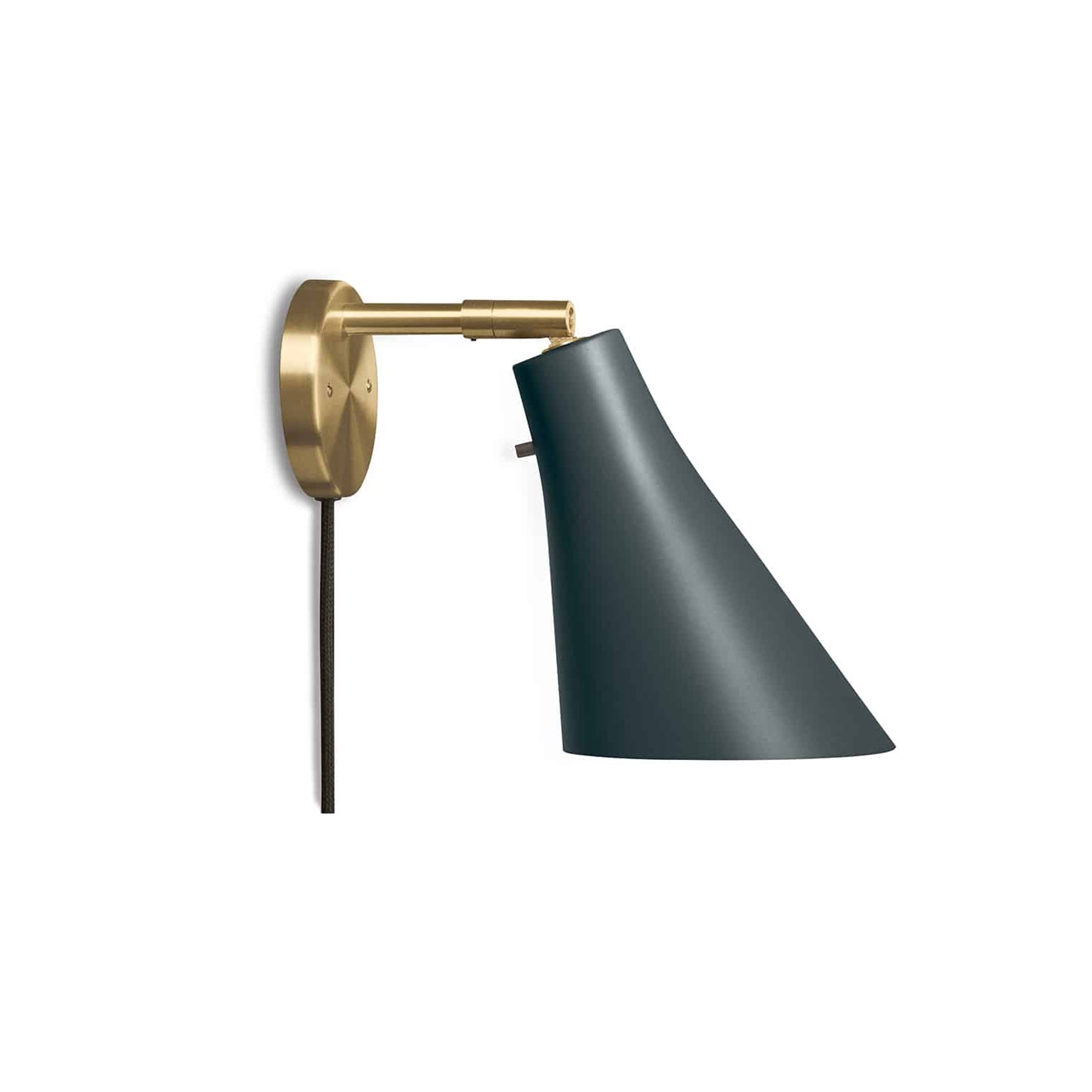 Miller Wall - Slate Grey/Brass (With Cable)