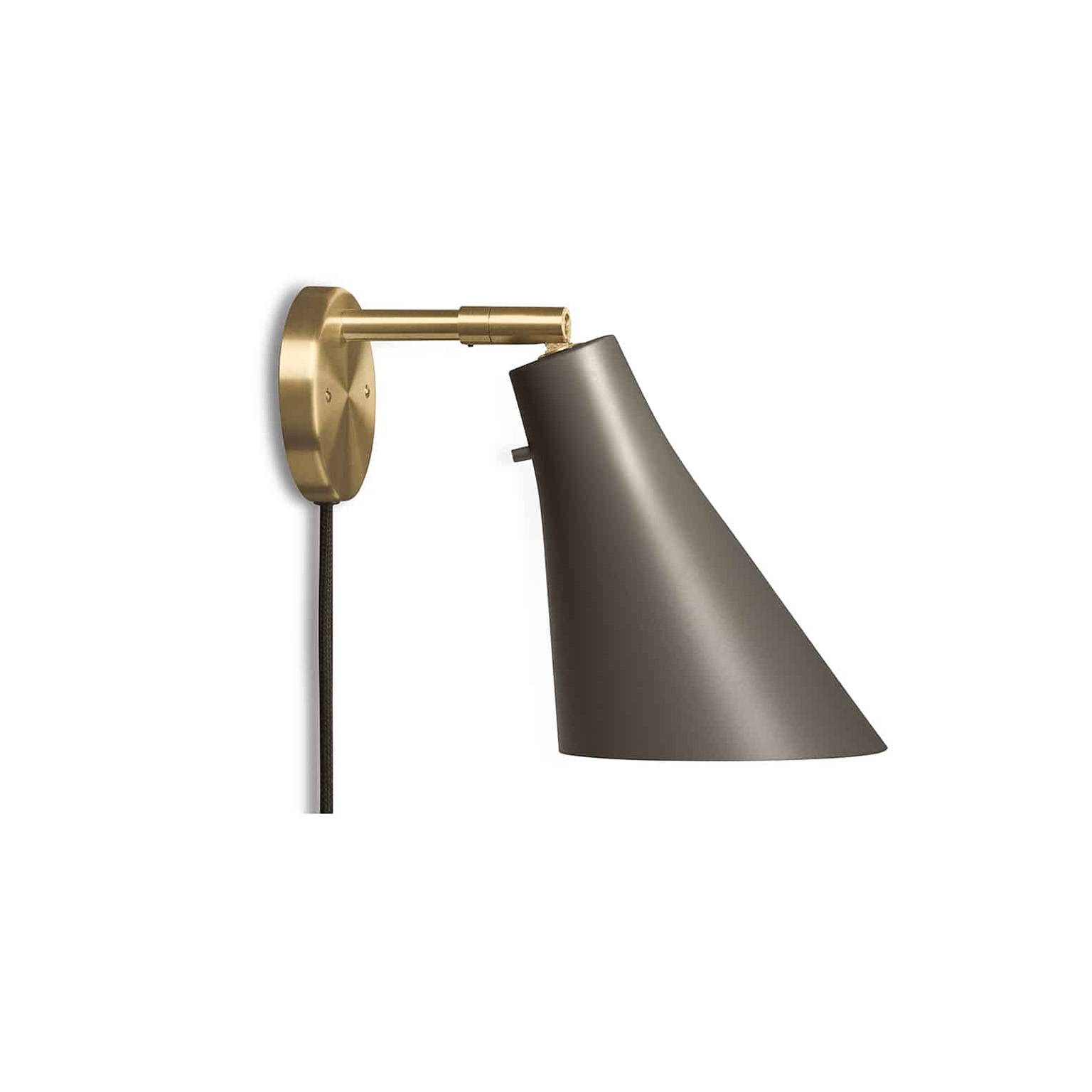 Display product Miller Wall - Umbra Grey/Brass (With Cable) from manufacturer RUBN 