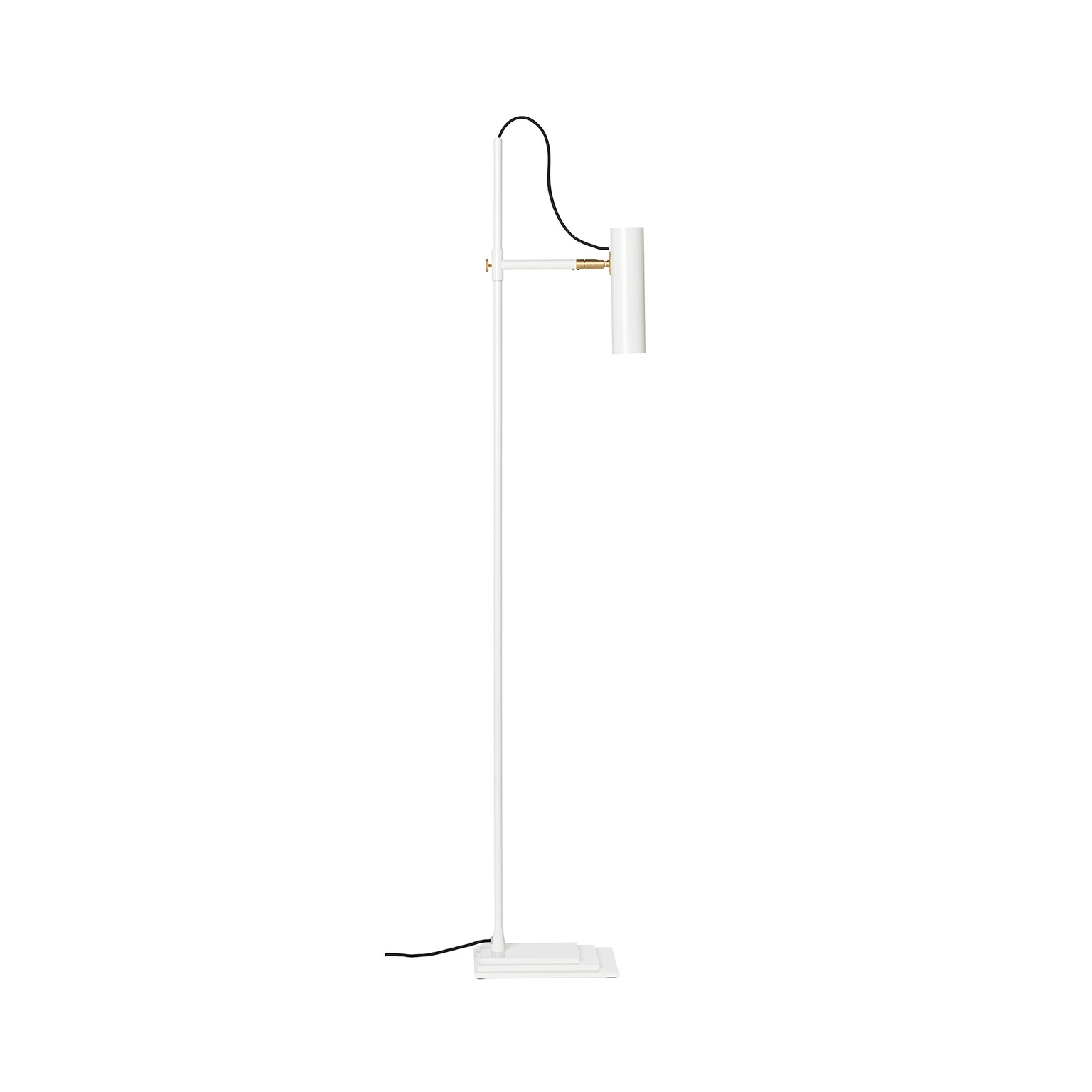 Nomad Floor - White/Brass Details