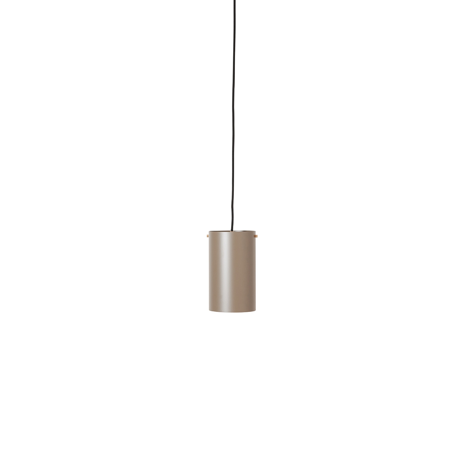 Volume 1 Pendant - Large - Soil Grey/Brass