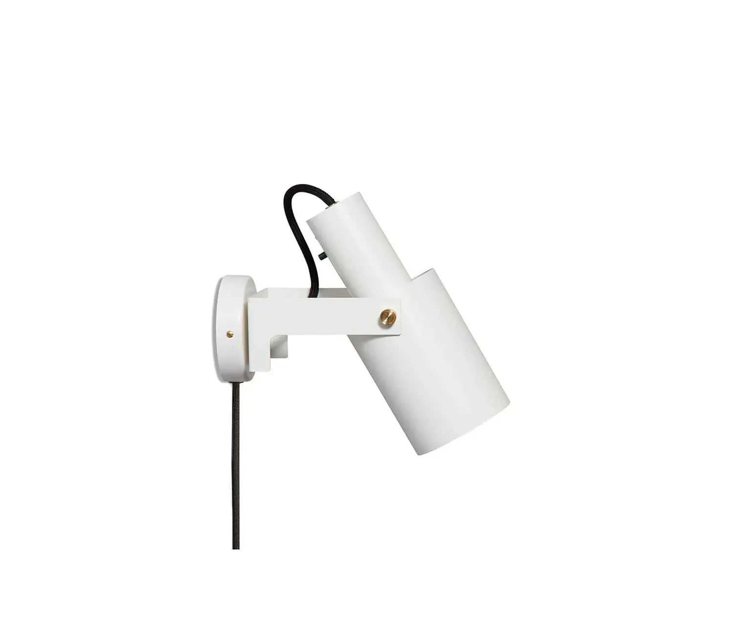 RUBN  - Volume 2 Wall - Small - White/Brass (With Cable)